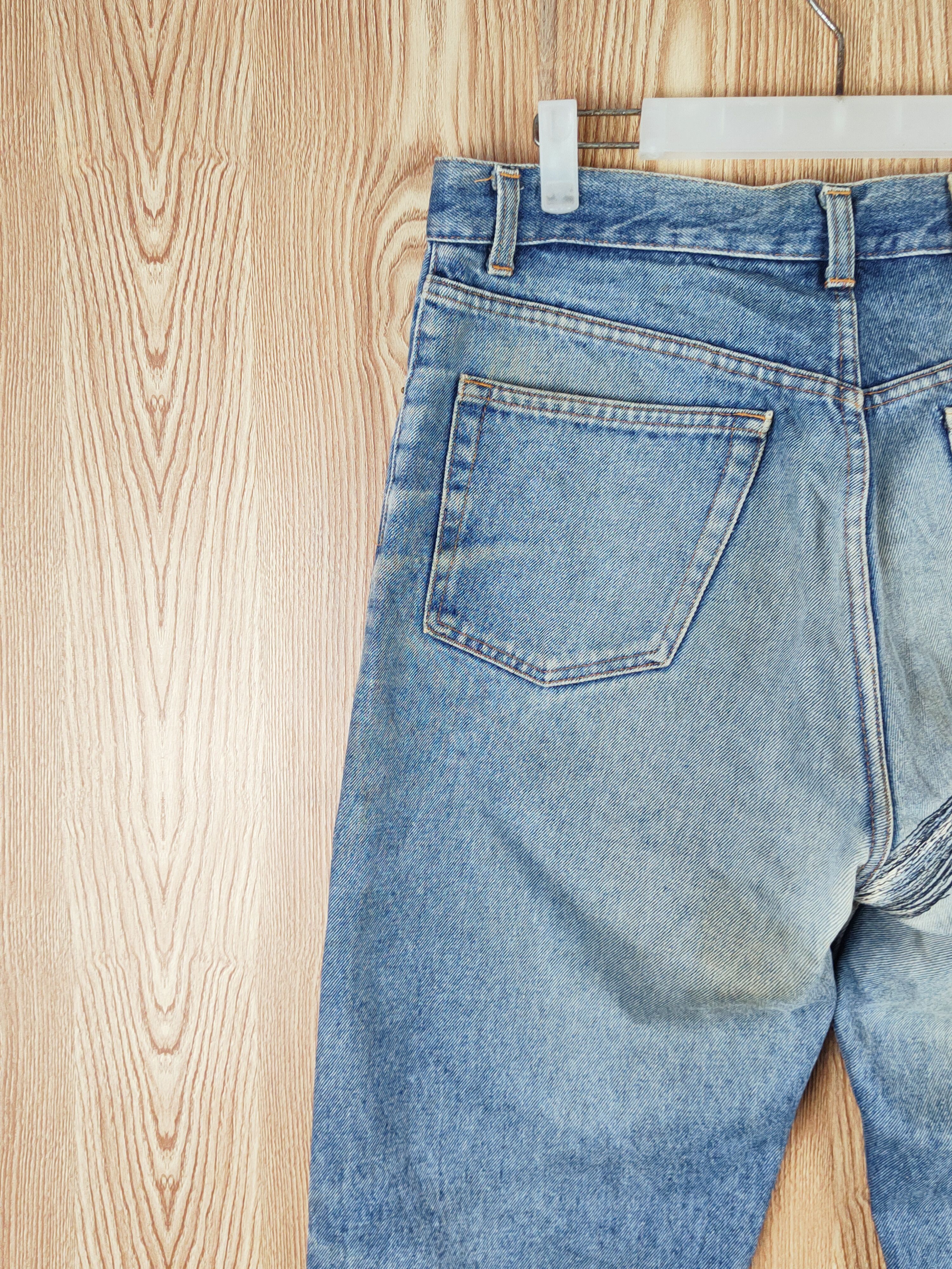 Ermenegildo Zegna D Ermenegildo Zegna Faded Distressed Ripped Jeans #S2740 Size US 33 - 10 Thumbnail