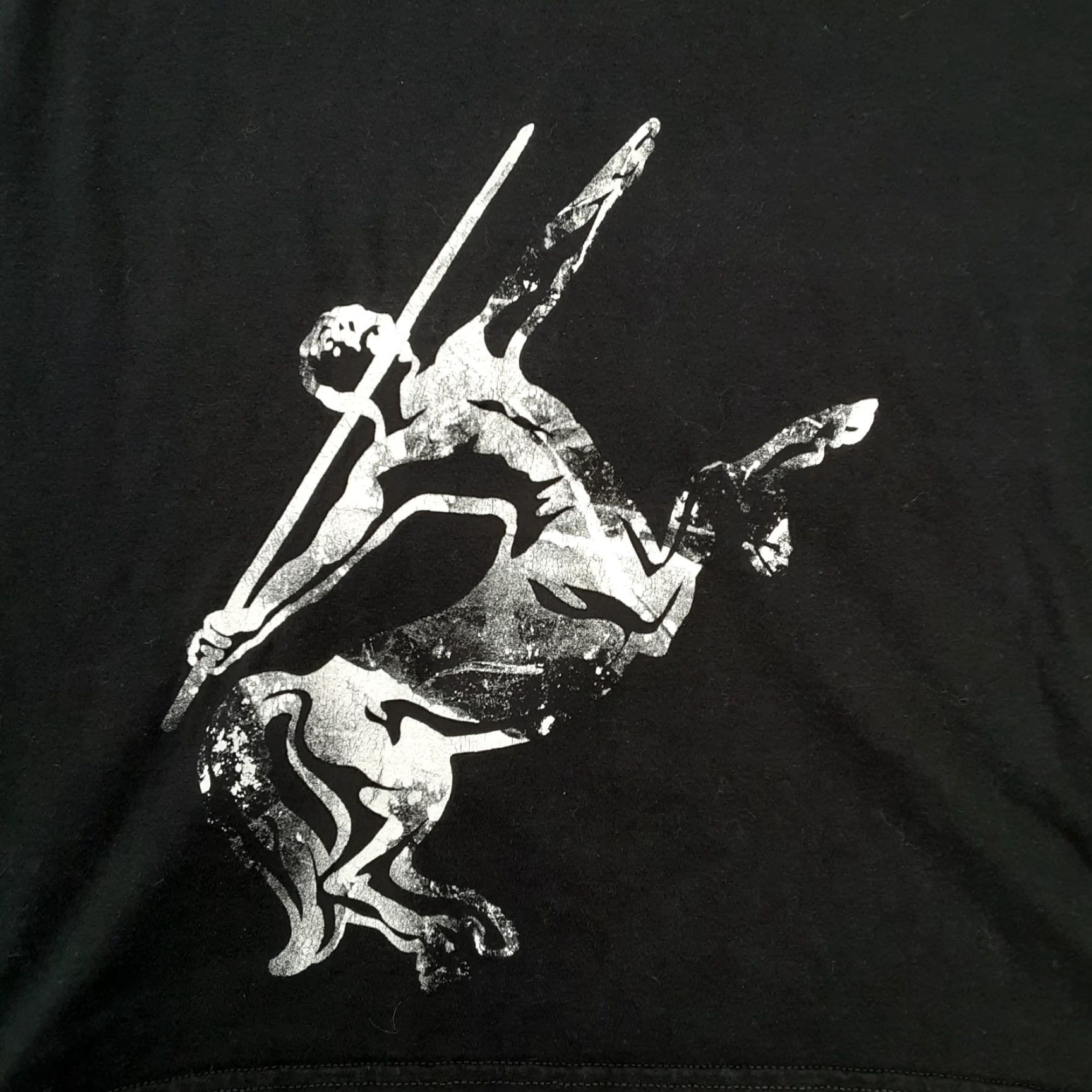 Gildan VINTAGE Gildan T-Shirt Mens Size M Black Short Sleeve Graphic Print Logo Cognac Remy Martin Fine Champagne Alcohol Crew Neck Classic All Seasons Size US M / EU 48-50 / 2 - 2 Thumbnail