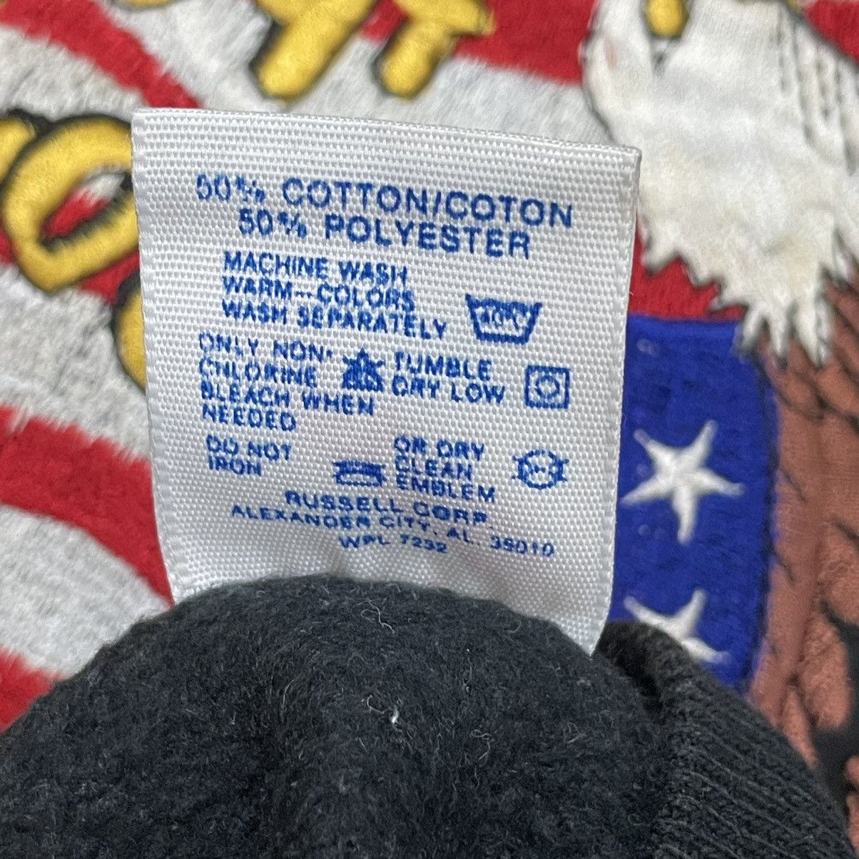Jerzees Vintage 80s Eagle Born In The USA Crewkneck Size US S / EU 44-46 / 1 - 9 Thumbnail