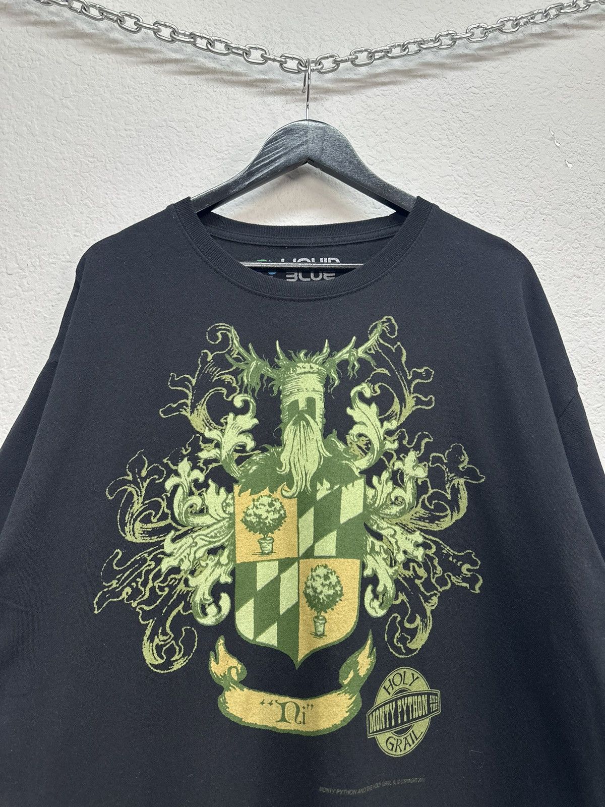 Affliction × Liquid Blue Vintage Monty Python & the Holy Grain Copyright 2011 T Shirt Size US XL / EU 56 / 4 - 4 Thumbnail