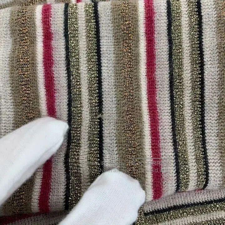 Brunello Cucinelli Brunello Cucinelli Striped Wool V. Size US L / EU 52-54 / 3 - 9 Thumbnail