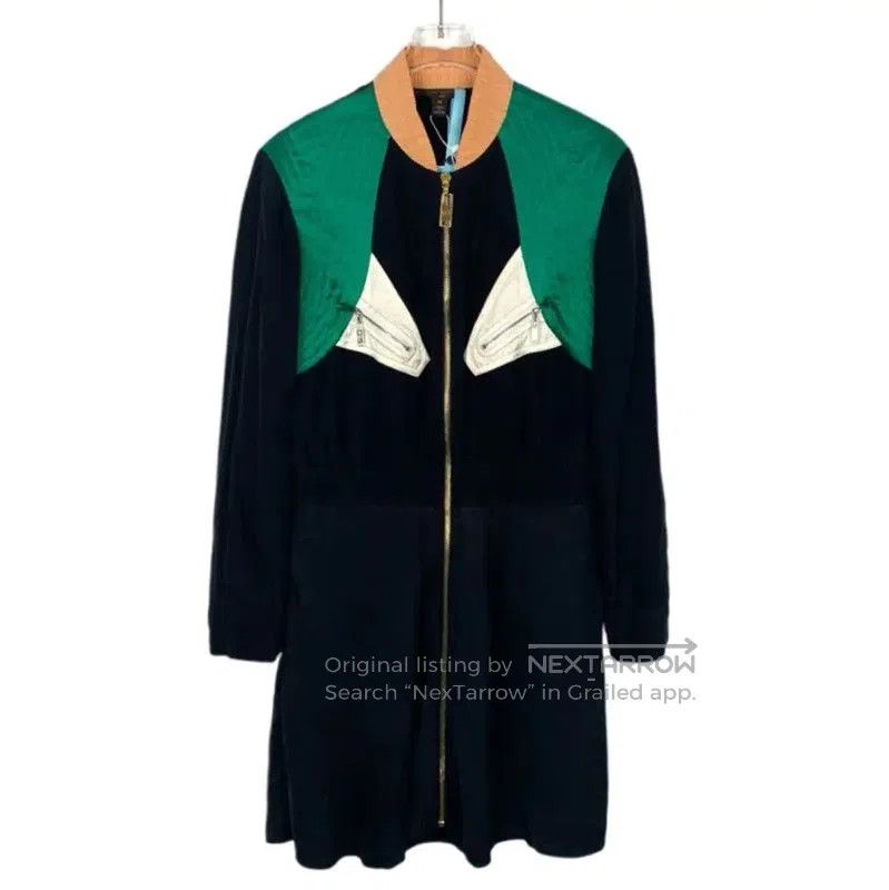 Louis Vuitton Louis Vuitton Color Block Silk Dress . Size M / US 6-8 / IT 42-44 - 1 Thumbnail