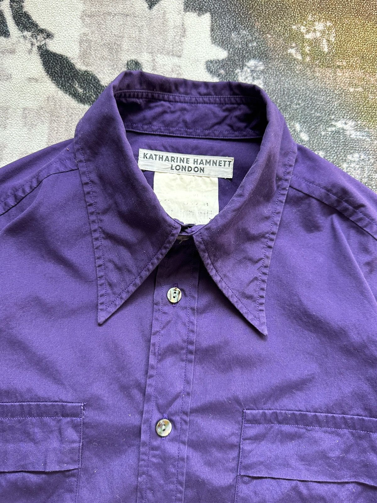 Katharine Hamnett London 90's Katharine Hamnett London double pocket shirt Size US M / EU 48-50 / 2 - 4 Thumbnail