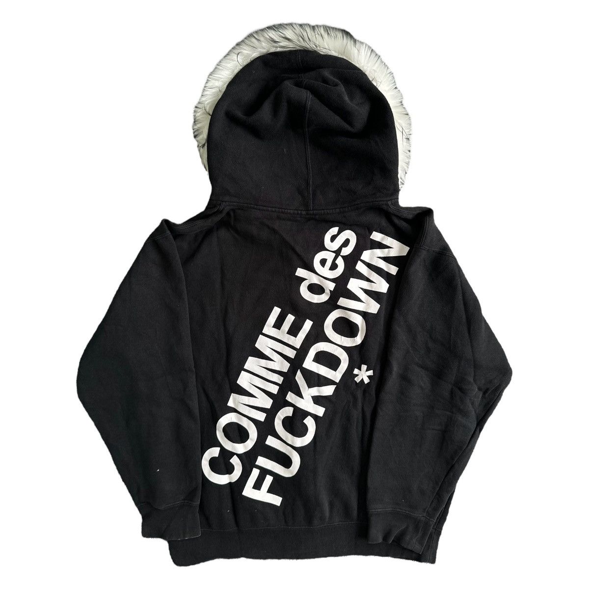 Japanese Brand COMME DES F*CKDOWN Zip FUR HOODIE IFSIXWASNINE LGB STYLE Size US XL / EU 56 / 4 - 2 Thumbnail