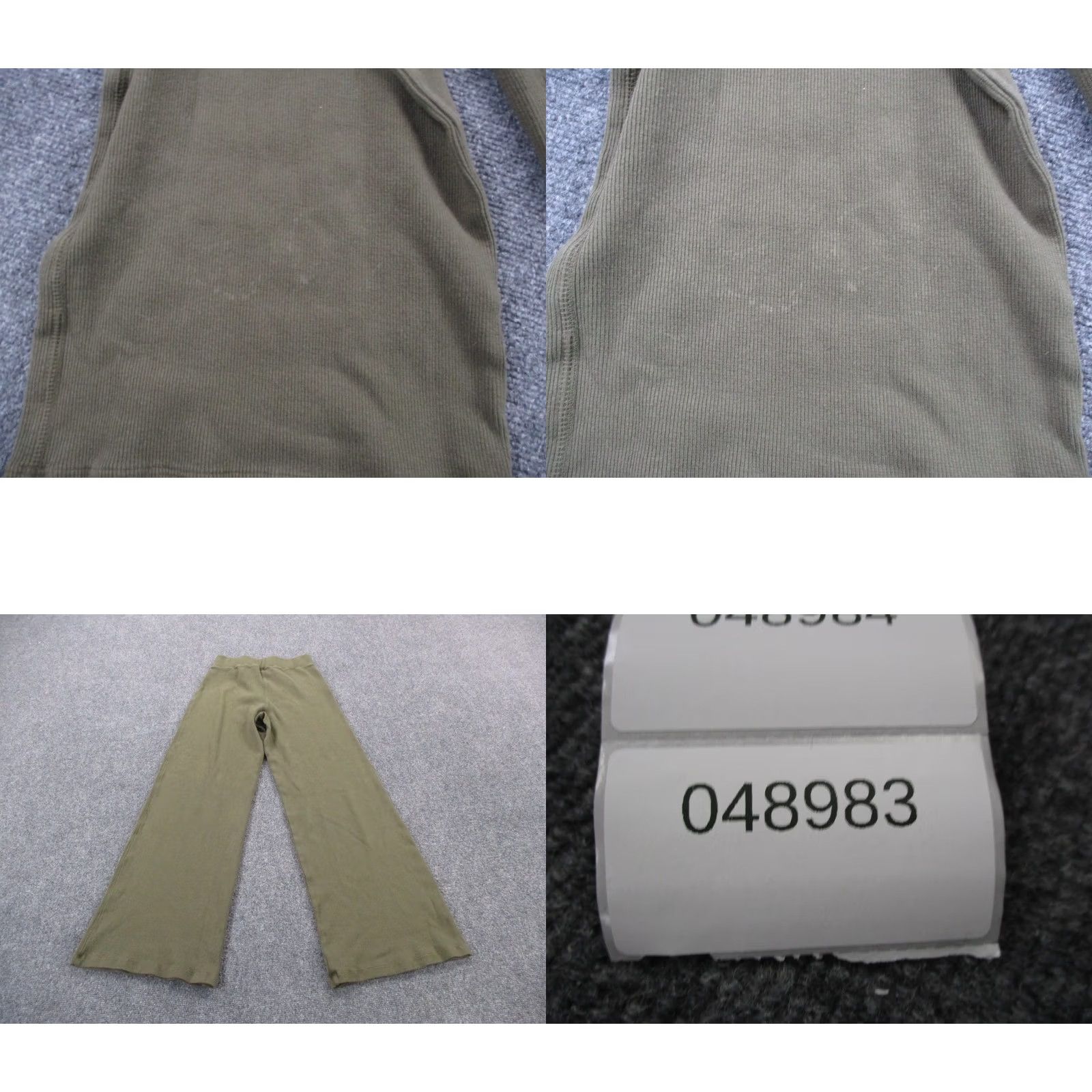 Vintage American Giant Sweatpants Women XS Green Wide-Leg Lounge Pants Size 42" / US 20 - 8 Thumbnail