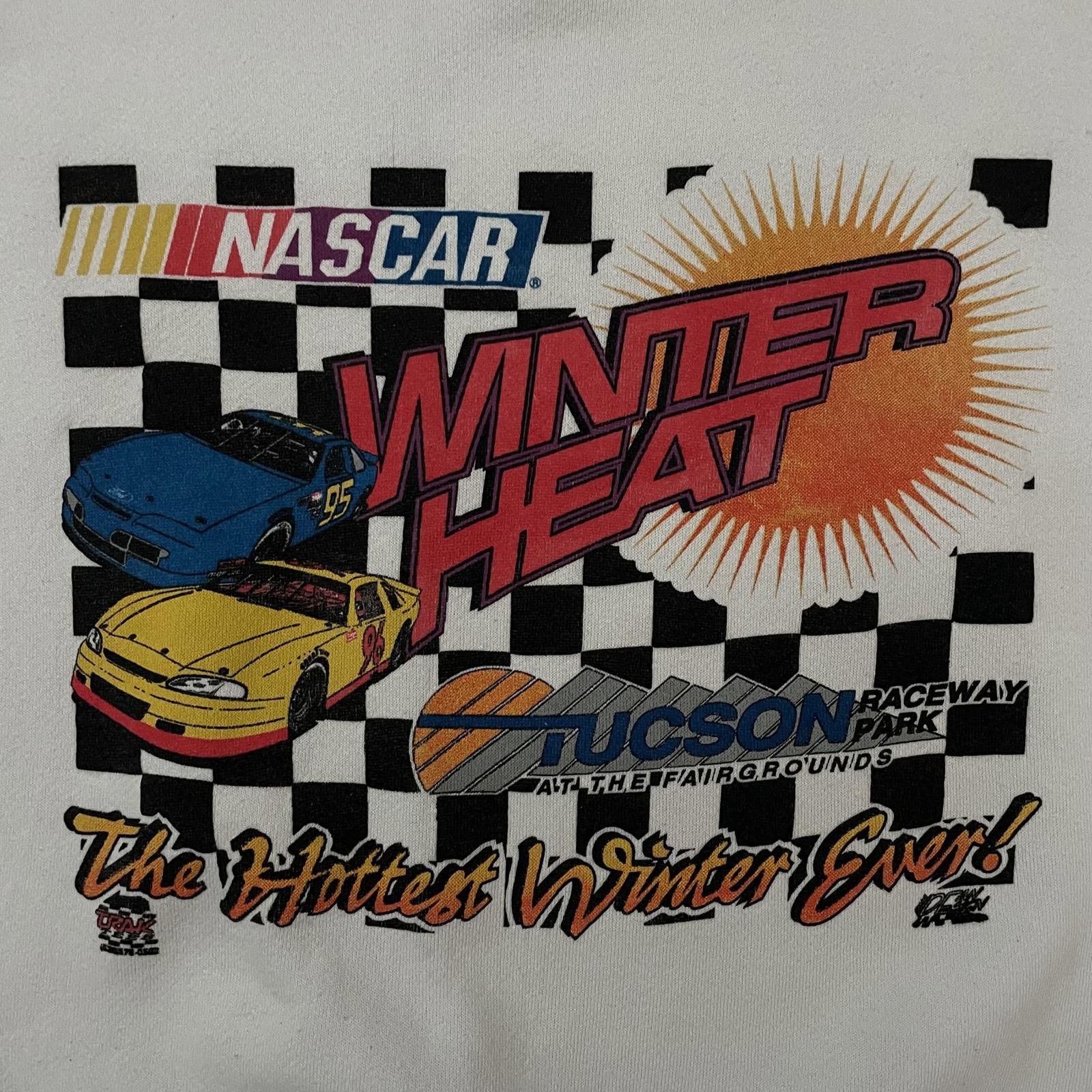 NASCAR VTG 90S NASCAR WINTER HEAT RACING GRAPHIC WHITE SWEATSHIRT L Size US L / EU 52-54 / 3 - 6 Thumbnail