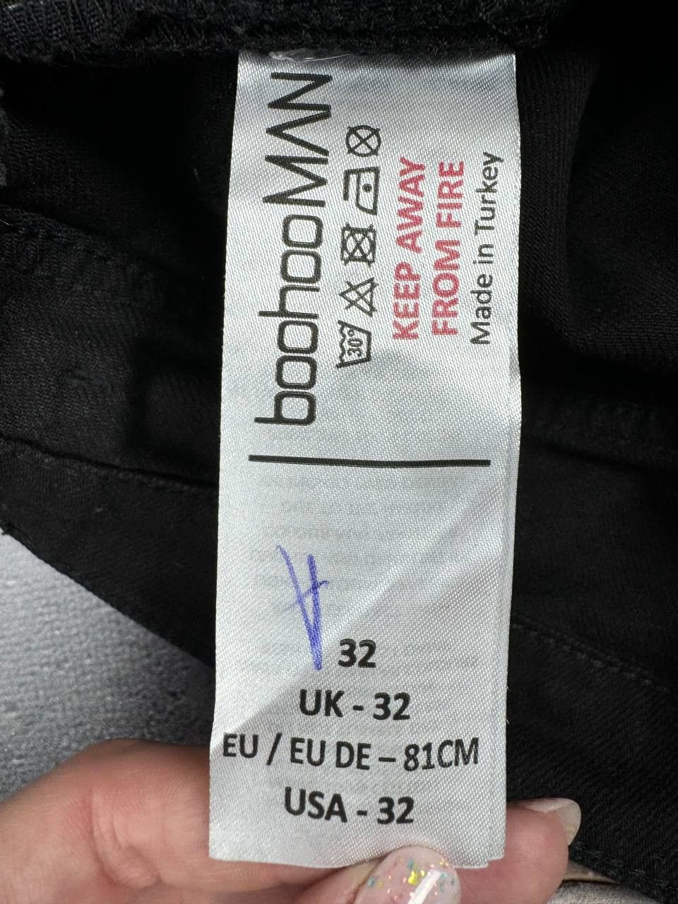 Boohoo Boohoo man black pants Size US 32 / EU 48 - 6 Thumbnail
