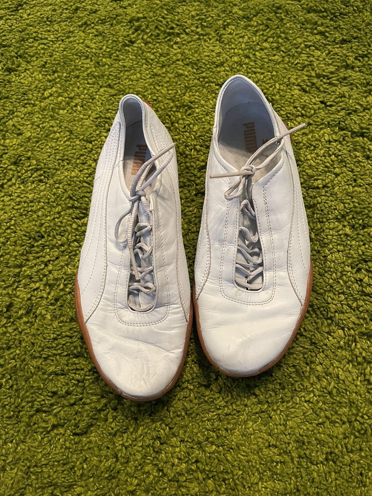 Designer × Puma × Vintage Puma 2000s vintage real leather sneakers Y2K Size US 9 / IT 39 - 3 Thumbnail
