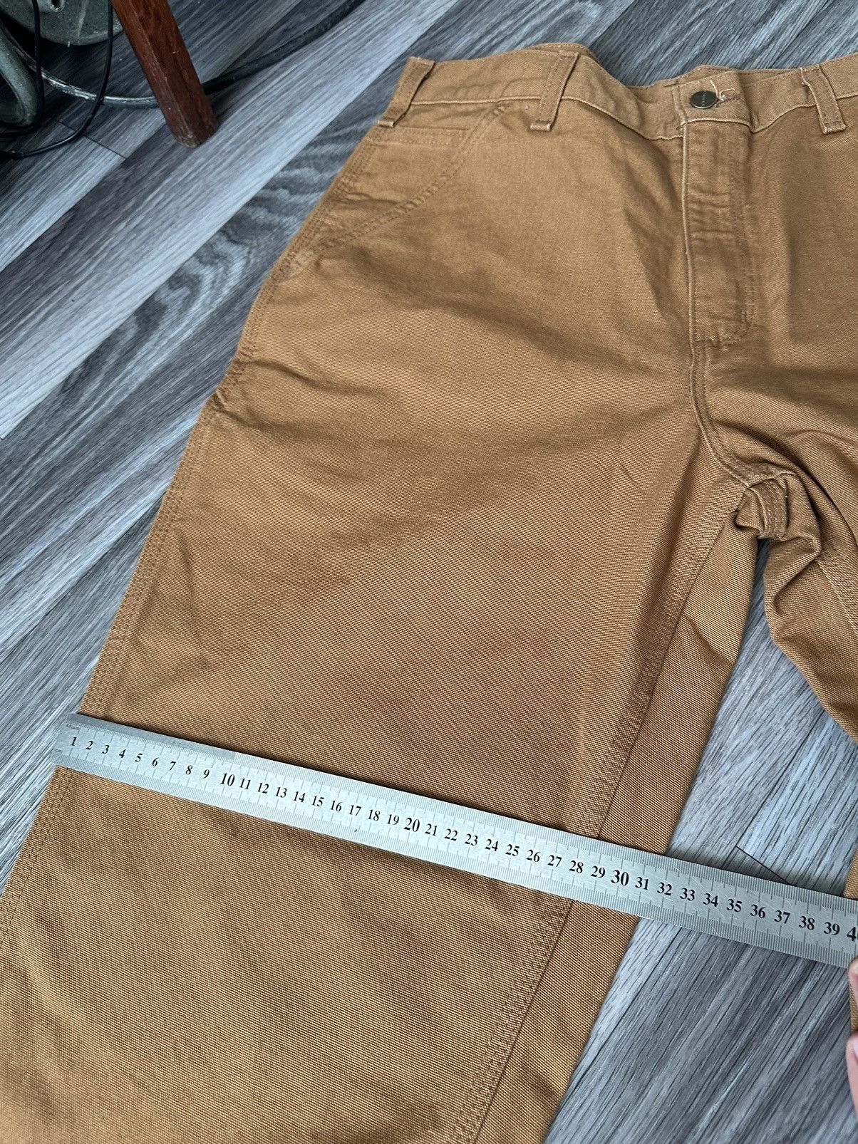 Carhartt × Vintage NEW Carhartt Vintage 34x30 Baggy Tan Carpenter Pants Size US 34 / EU 50 - 15 Thumbnail