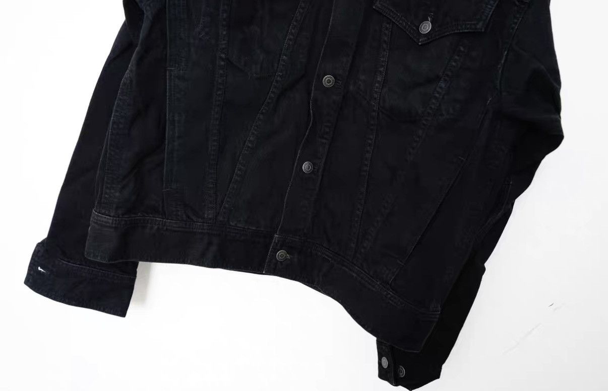 Iroquois Japan Iroquois Glitch Slogan Oversized Denim Jacket Size US S / EU 44-46 / 1 - 8 Thumbnail
