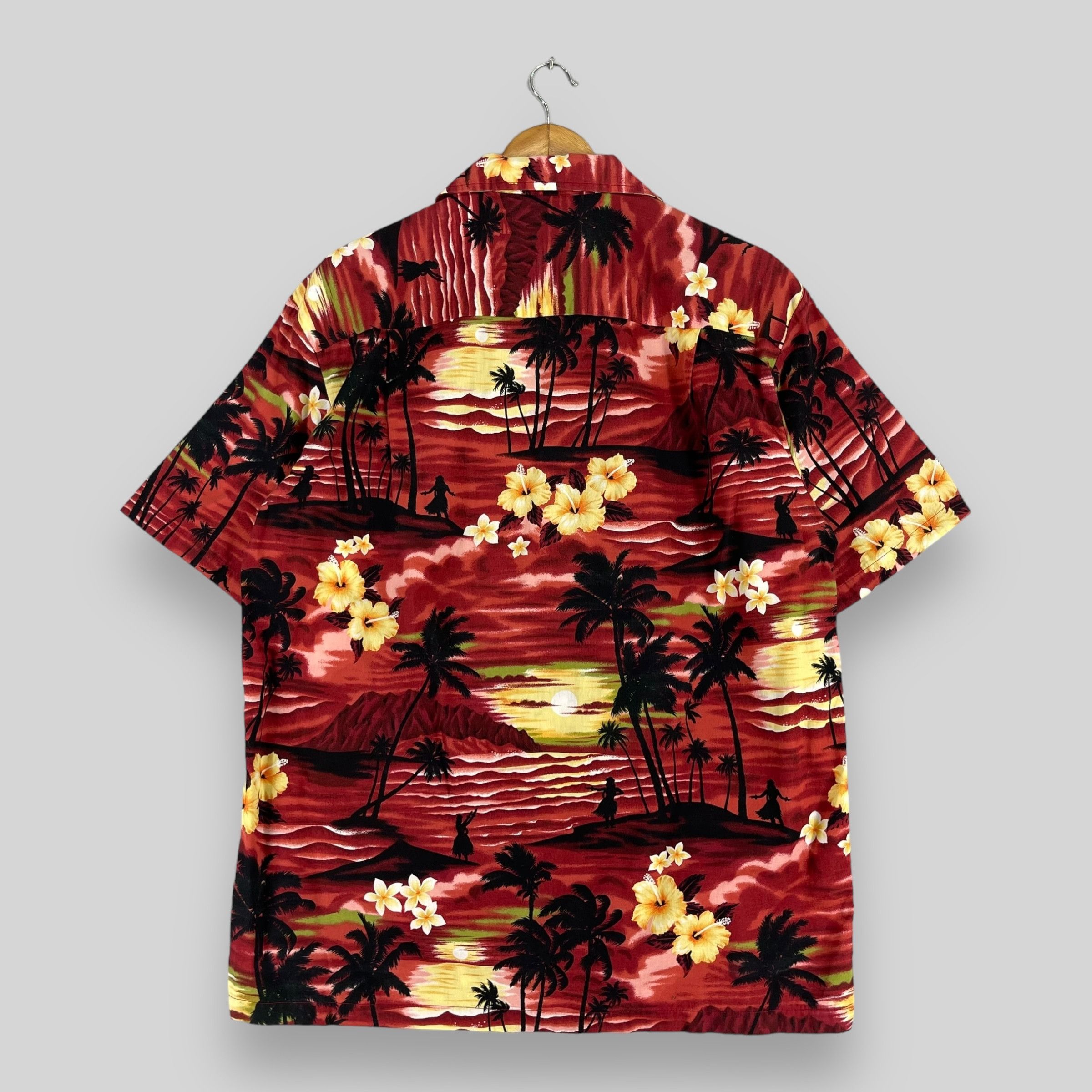 Vintage Vintage 90s Island Beach Aloha Tropical Floral Hawaii Shirt Size US L / EU 52-54 / 3 - 7 Thumbnail