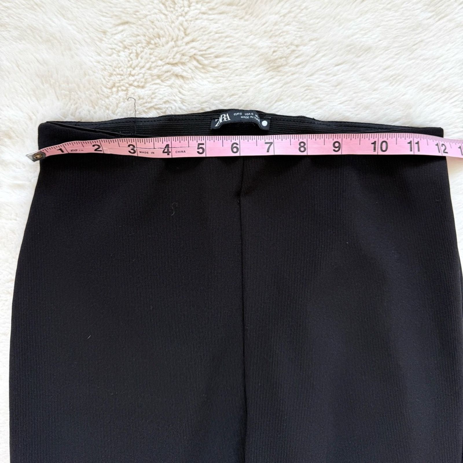 Zara Zara women stretchy black pants size S Size 27" / US 4 / IT 40 - 5 Thumbnail