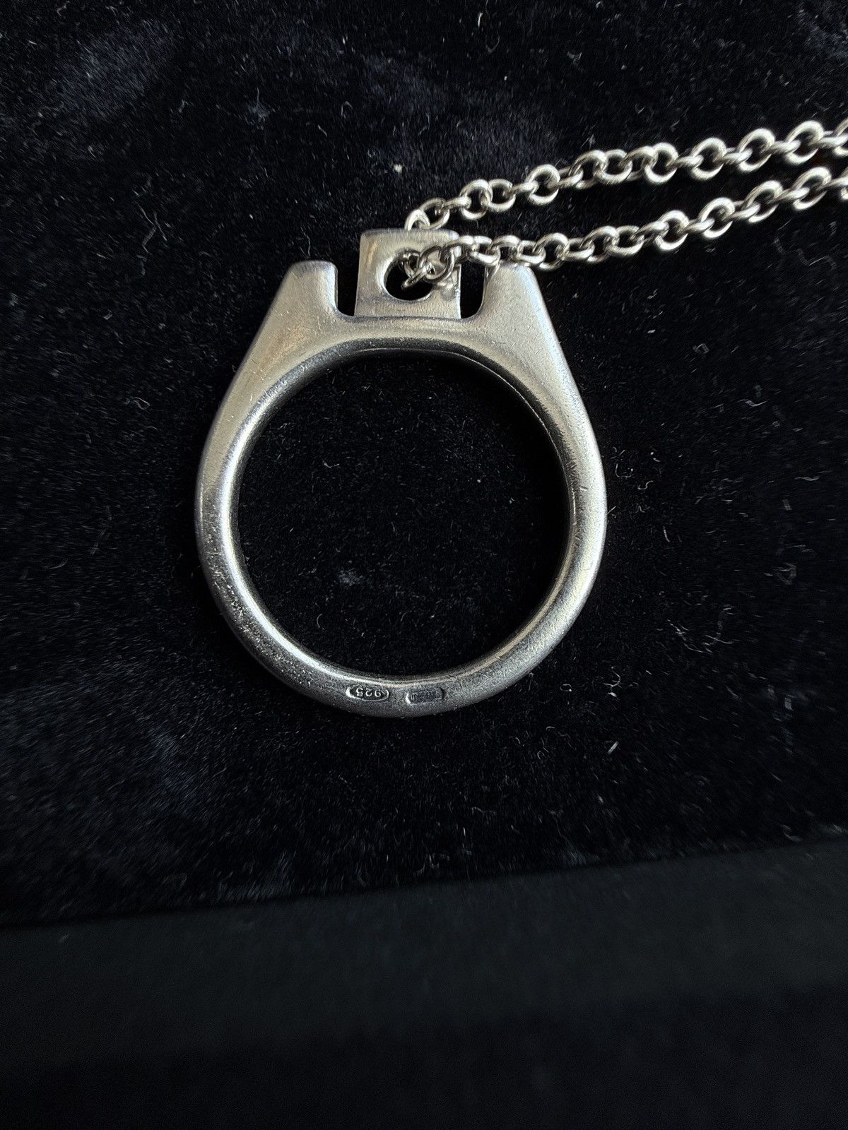 Raf Simons Soda Can Tab Necklace Silver Sterling Charm pendant Size ONE SIZE - 2 Thumbnail