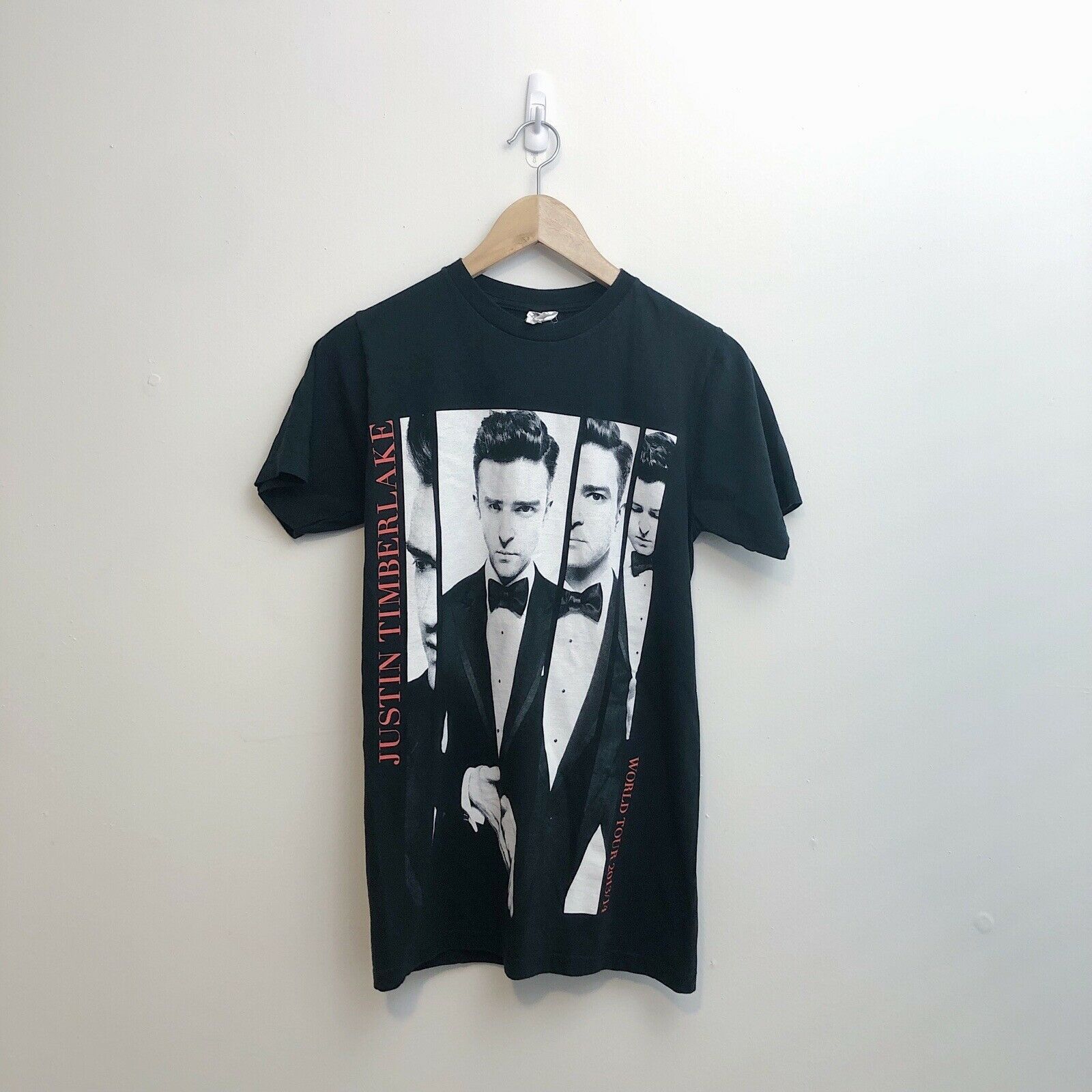 Band Tees × Vintage 2013 Justin Timberlake World Tour Merch T-Shirt Size US S / EU 44-46 / 1 - 1 Thumbnail