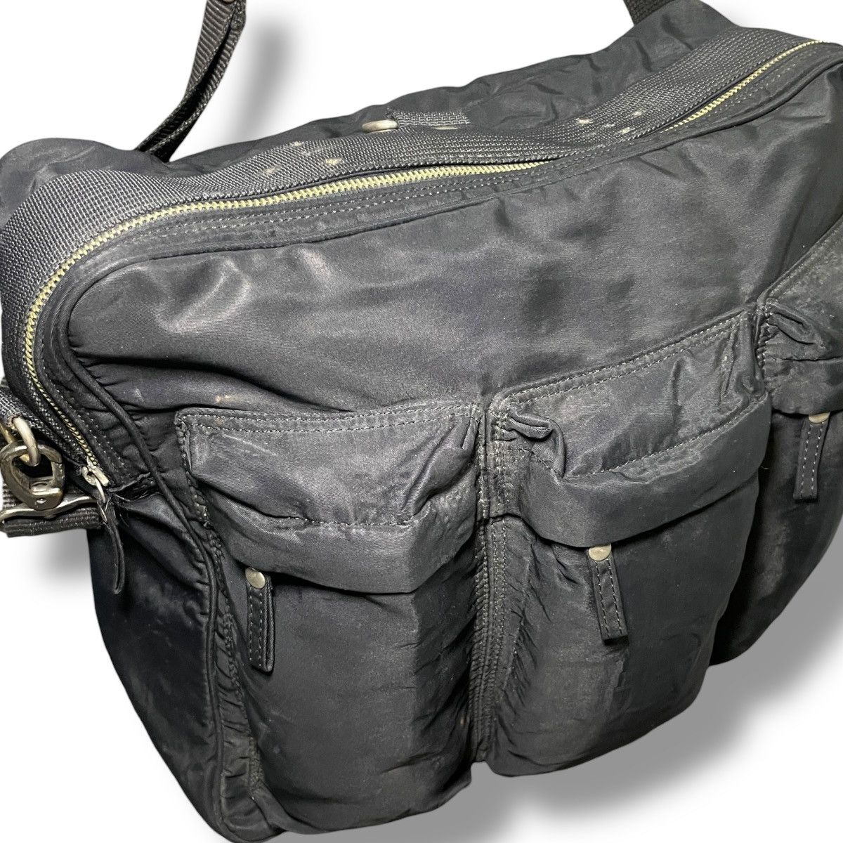 Jean Paul Gaultier VINTAGE Jean Paul Gaultier Cyber 3-Pocket Nylon Sling Bag Size ONE SIZE - 5 Thumbnail
