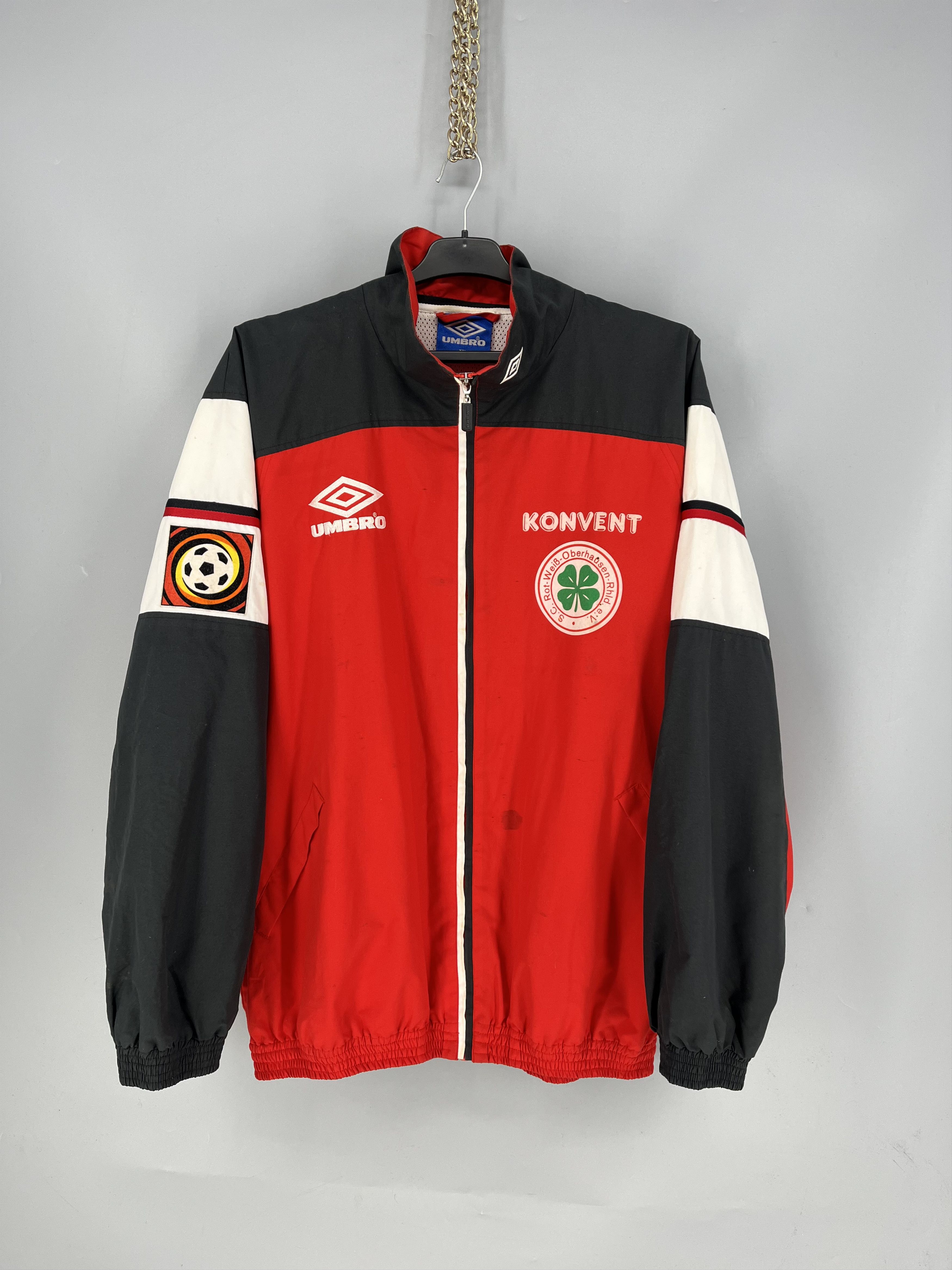 Umbro Vintage Umbro RW Oberhausen KONVENT Soccer Track Jacket Size US XL / EU 56 / 4 - 1 Thumbnail