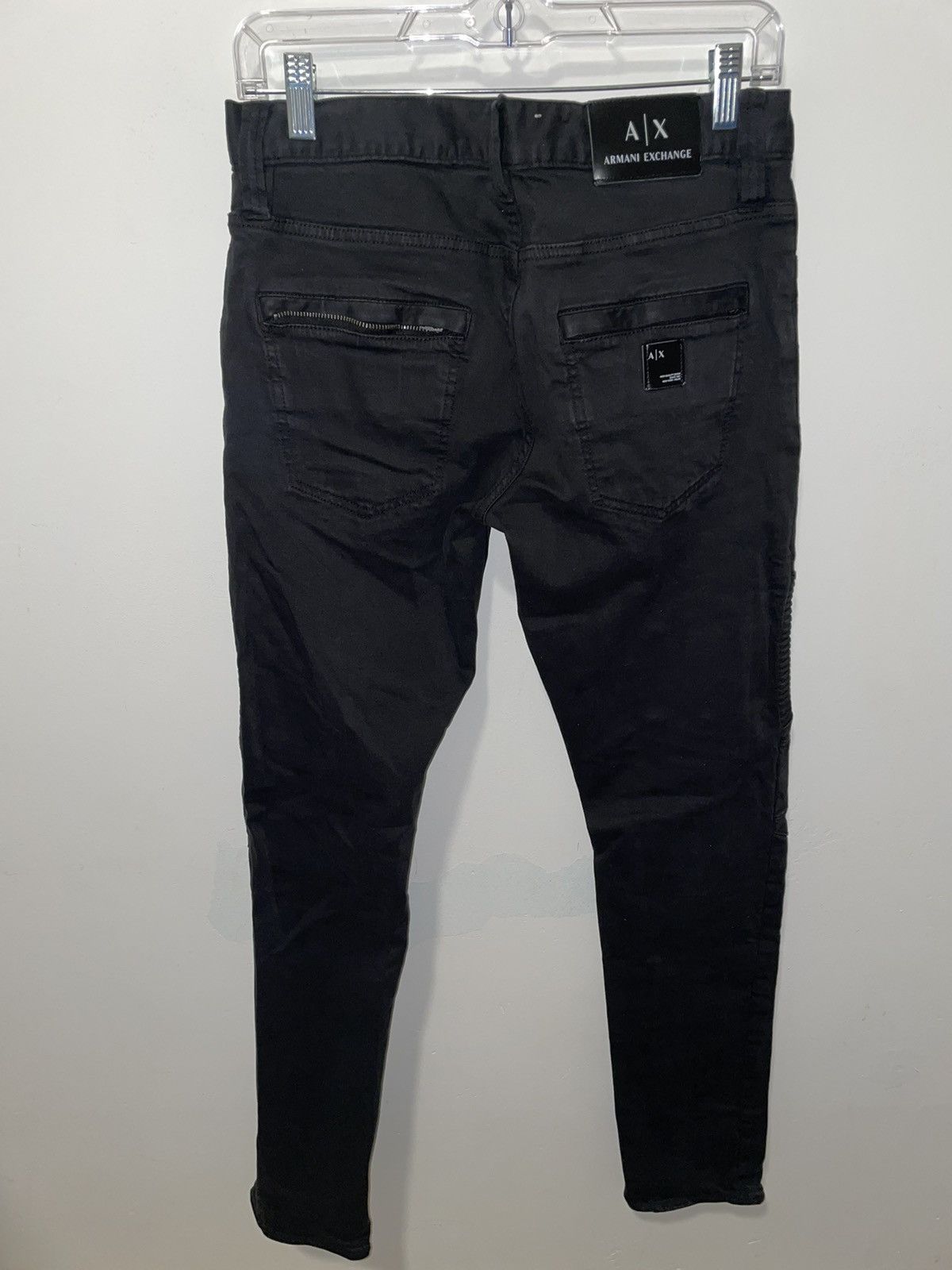 Armani Exchange Armani Exchange J27 Skinny Biker Jeans Size US 30 / EU 46 - 7 Thumbnail