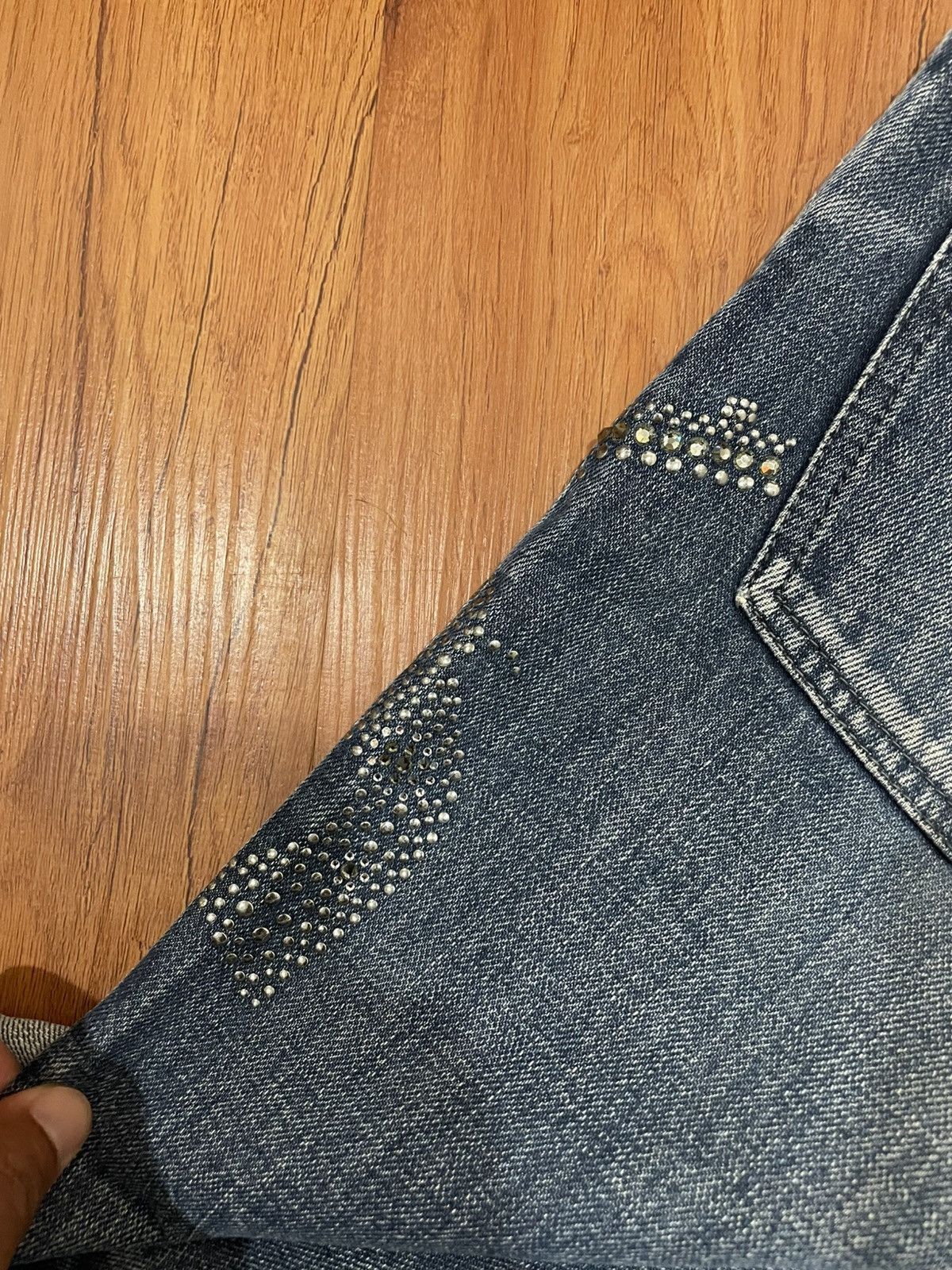 Roar Roar Made in Japan Denim Jeans Cross Gun Design Size US 30 / EU 46 - 5 Thumbnail