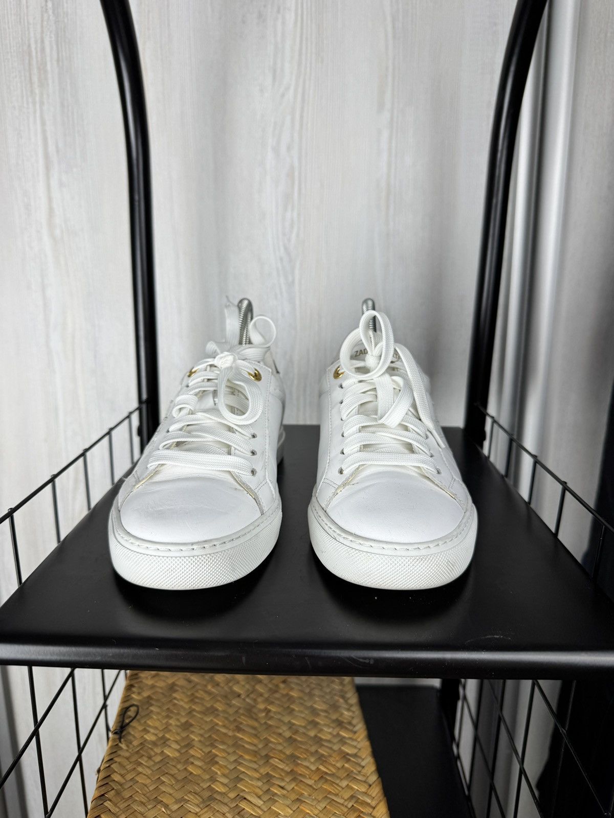 Zadig & Voltaire Zadig & Voltaire ZV 1747 Flash White leather low sneakers 38 Size US 8 / IT 38 - 7 Thumbnail