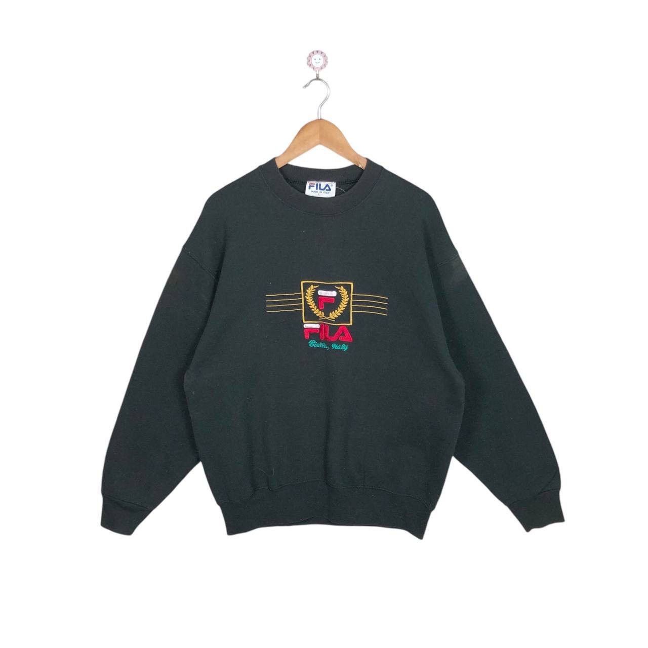 Fila × Vintage Vintage 90s Fila Sweatshirt Jumper Size US L / EU 52-54 / 3 - 1 Thumbnail