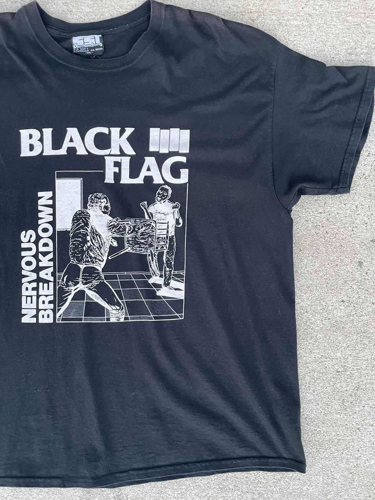 Black Flag Vintage Black Flags Tee Size US XXL / EU 58 / 5 - 2 Thumbnail
