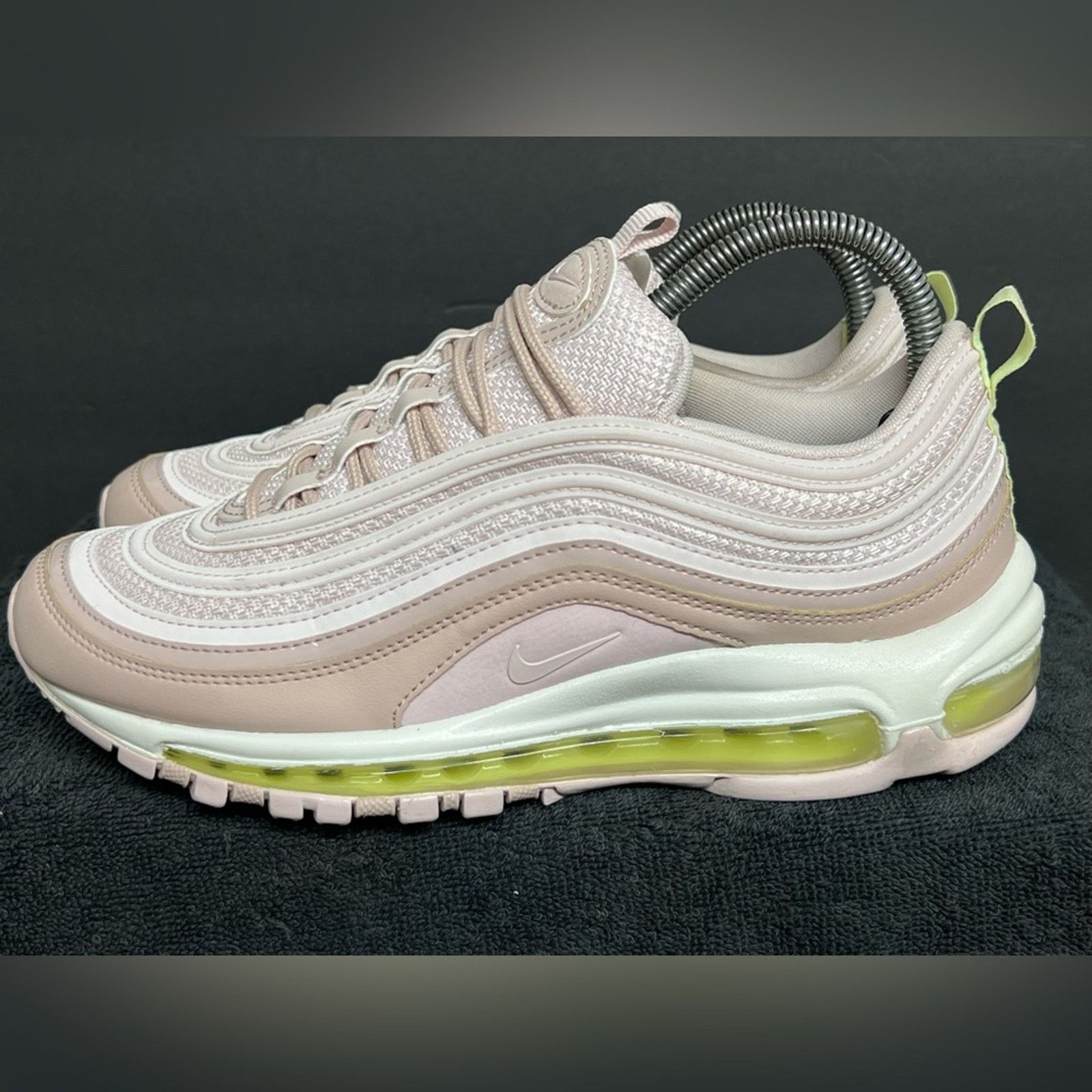 Nike Air Max 97 Barely Rose Volt Shoes Women's Size 8 Pink