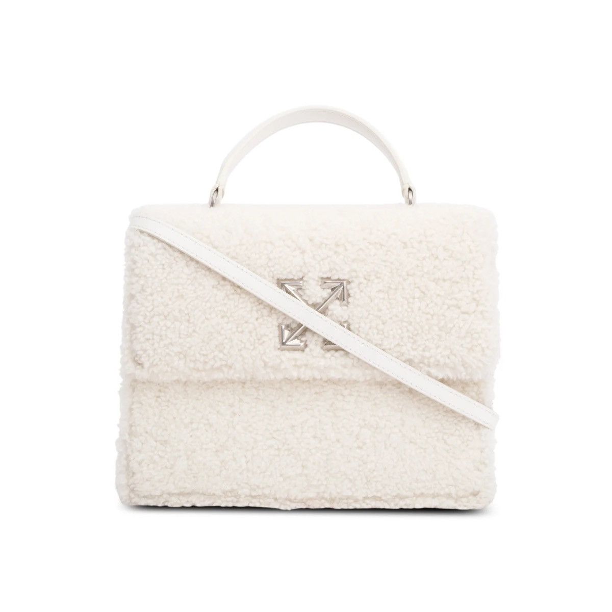 Off-White Off-White White Shearling 2.8 Jitney Bag Size ONE SIZE - 1 Thumbnail