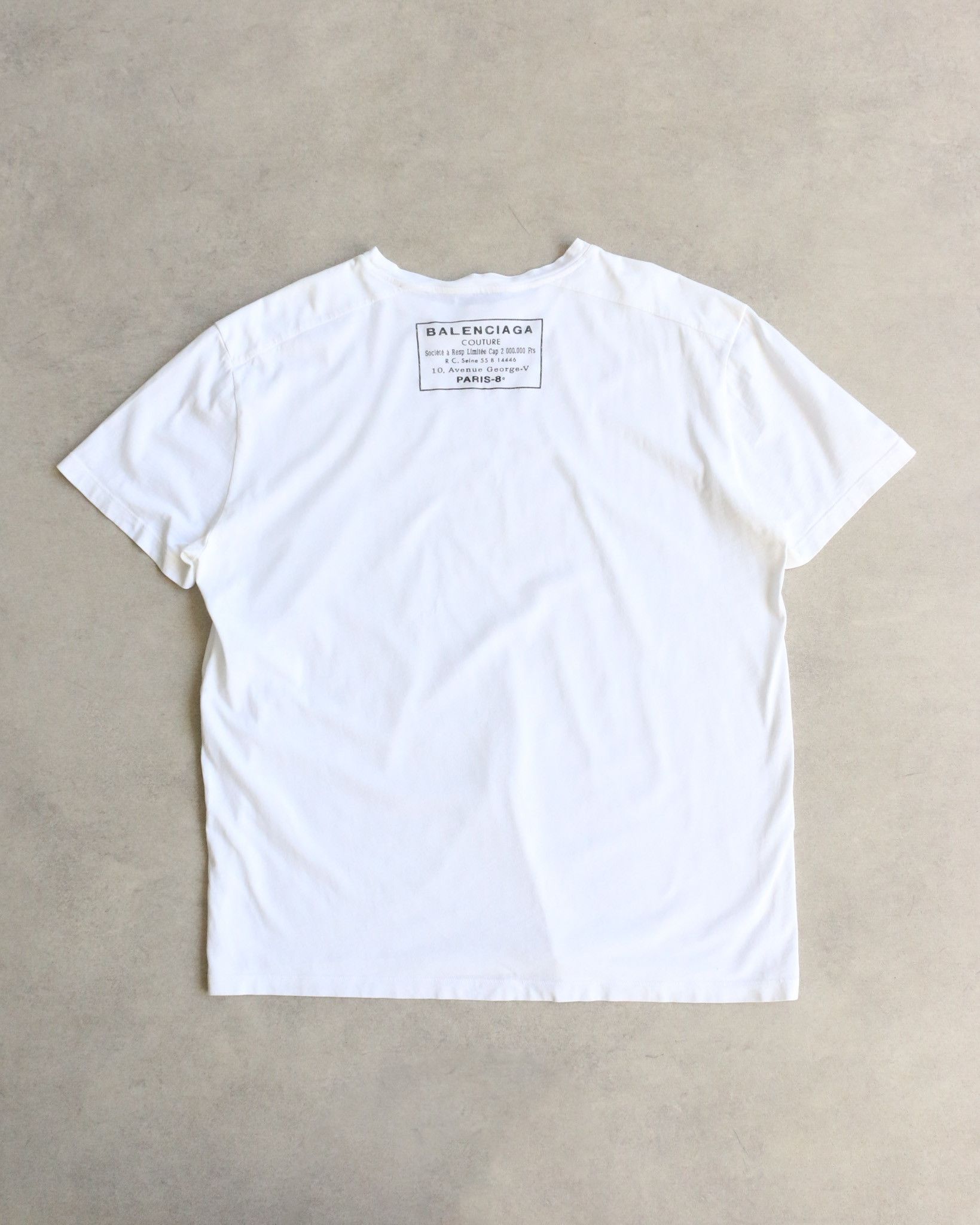 Balenciaga Balenciaga Couture Tee White Size US M / EU 48-50 / 2 - 1 Thumbnail