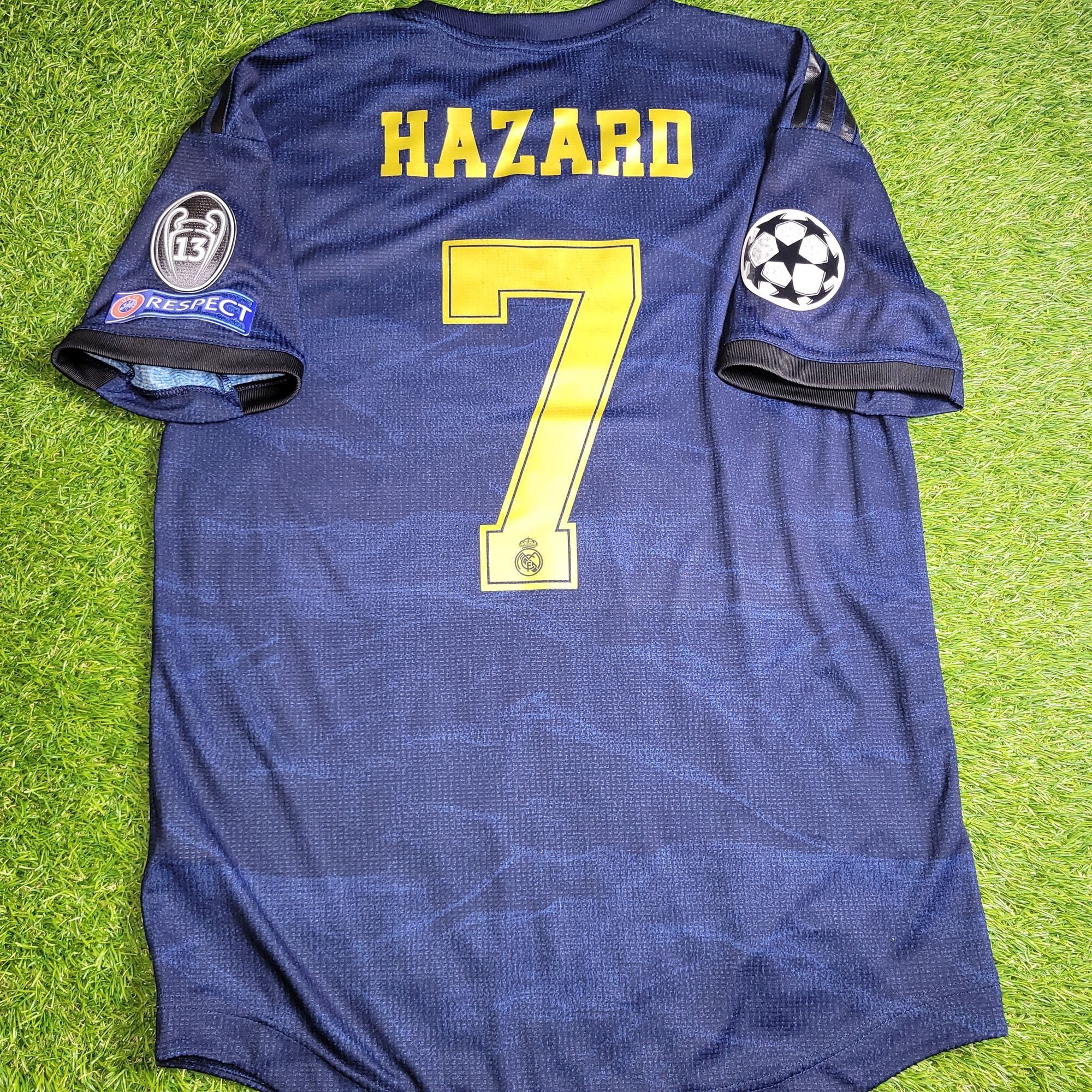 Hazard Real Madrid 2019 2020 CLIMACHILL Away Soccer Jersey