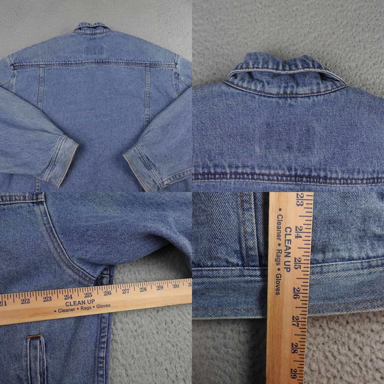 Eddie Bauer VINTAGE Eddie Bauer Jacket Womens XL Blue Denim Jean Trucker Button Up Classic Jacket Size 40" / US 18 - 8 Thumbnail