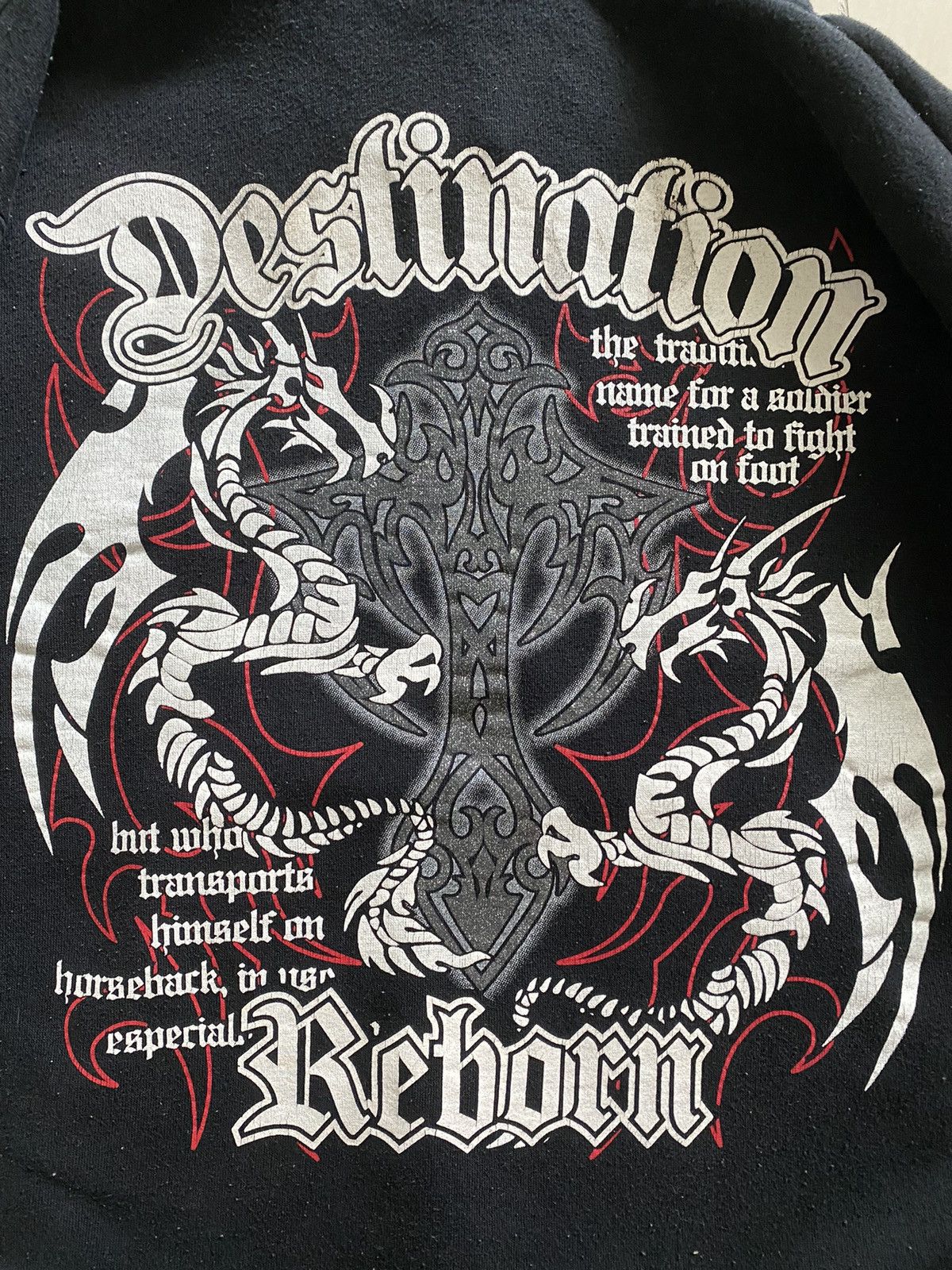 Hysteric Glamour Vintage Destination Re'born Punk Design Hoodie Rare Size US M / EU 48-50 / 2 - 13 Thumbnail