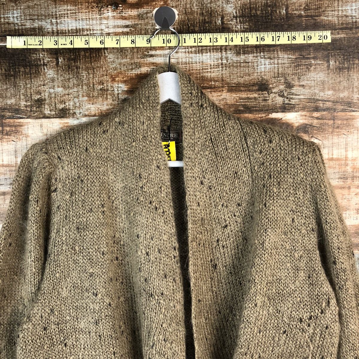 Homespun Knitwear × Japanese Brand Pinore Brown vintage mohair Cardigan Knitwear #A2251 Size M / US 6-8 / IT 42-44 - 4 Thumbnail