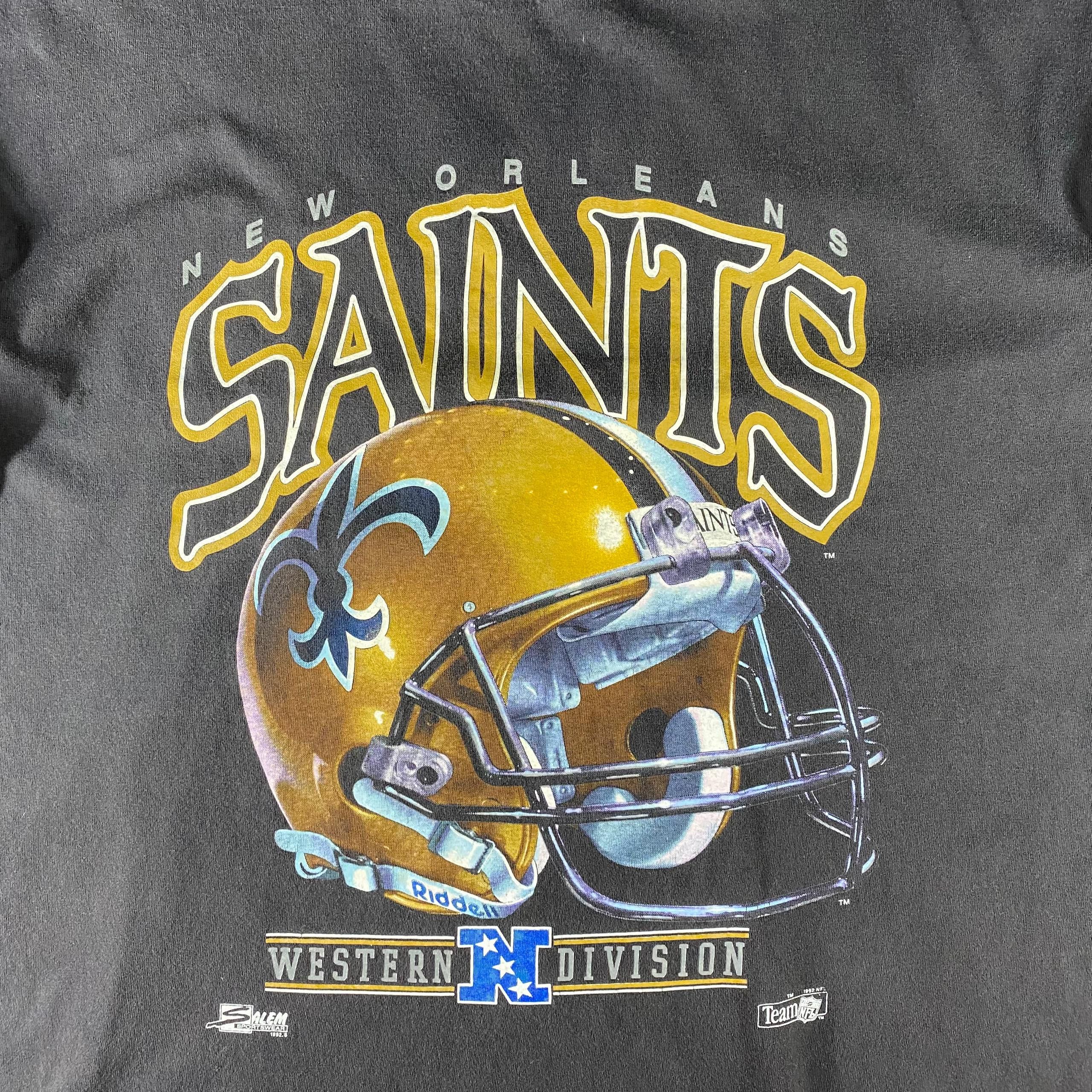 Salem Sportswear Vintage 90s Salem New Orleans Saint Tshirt Size US XL / EU 56 / 4 - 3 Thumbnail