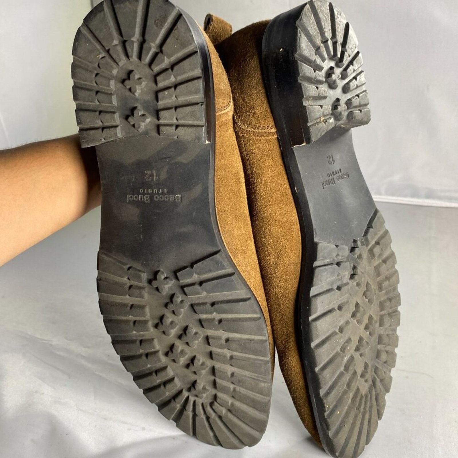 Bacco Bucci Bacco Bucci Studio Men’s Brown Suede Size US 12 / EU 45 - 2 Thumbnail