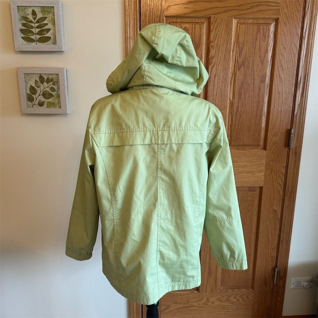 Mackintosh Mackintosh Women's Green Spring Jacket Large Removable Hood Size L / US 10 / IT 46 - 6 Thumbnail
