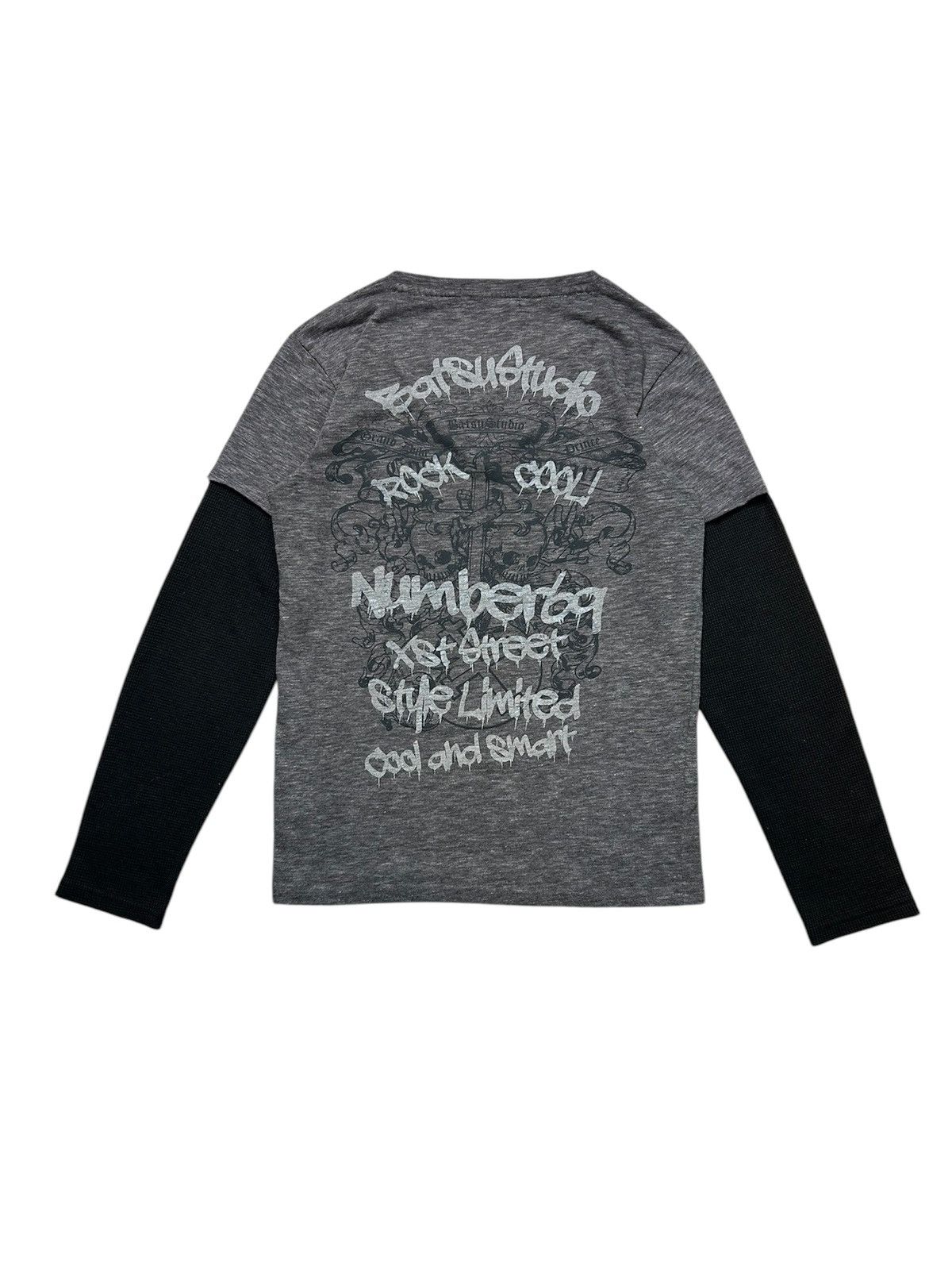 If Six Was Nine VINTAGE BA-TSU STUDIO DOUBLE SLEEVE TEE SHIRT Size US S / EU 44-46 / 1 - 8 Thumbnail