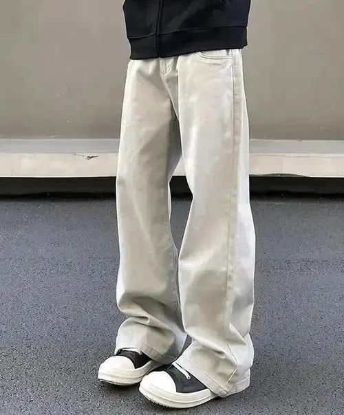 Jean Straight-leg White Casual Jeans Size US 29 - 3 Thumbnail