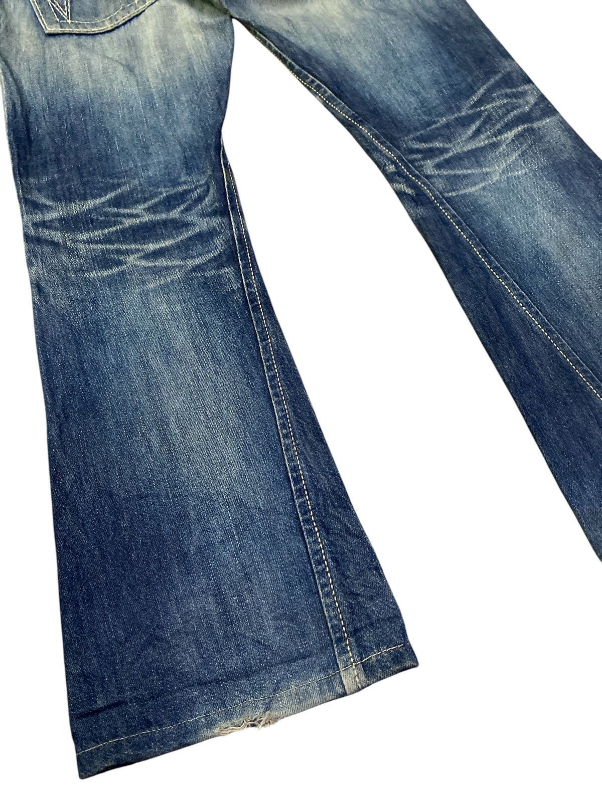 Edwin × If Six Was Nine Vintage Edwin Blue Trip Flared Denim Size US 33 - 7 Thumbnail