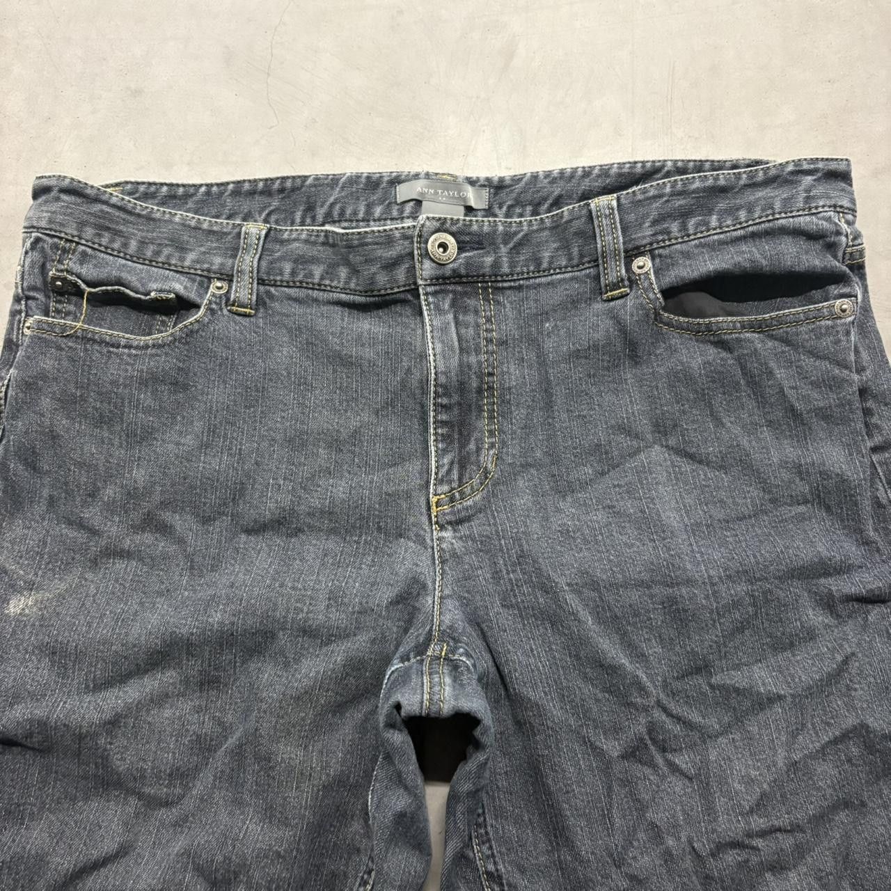 Vintage Crazy Vintage Y2K/2000s Flared Dark Wash Denim Jeans! Size US 36 / EU 52 - 2 Thumbnail