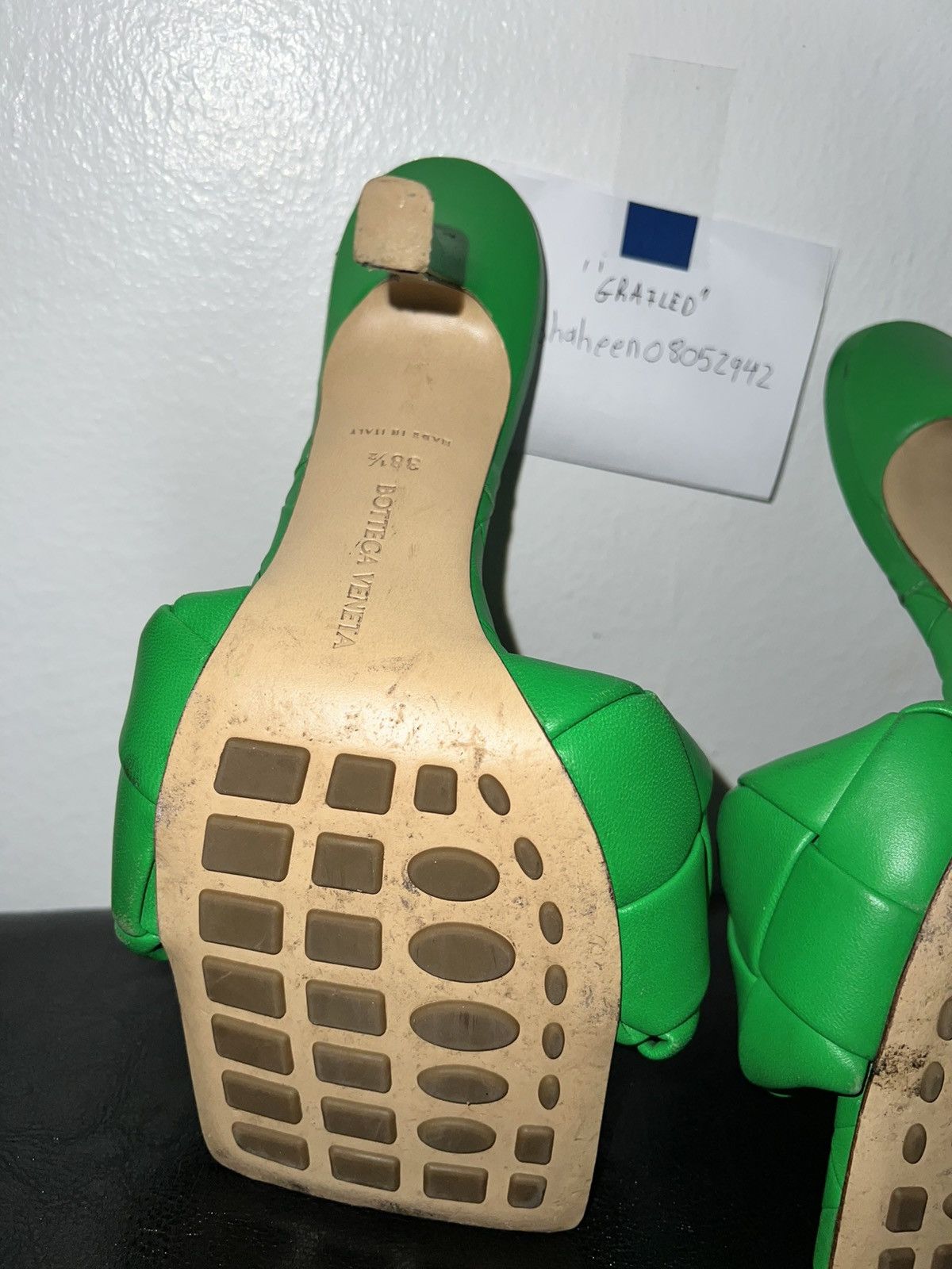 Bottega Veneta Bottega Veneta Plush Leather Heels *RARE COLOR* Size US 7.5 / IT 37.5 - 9 Thumbnail