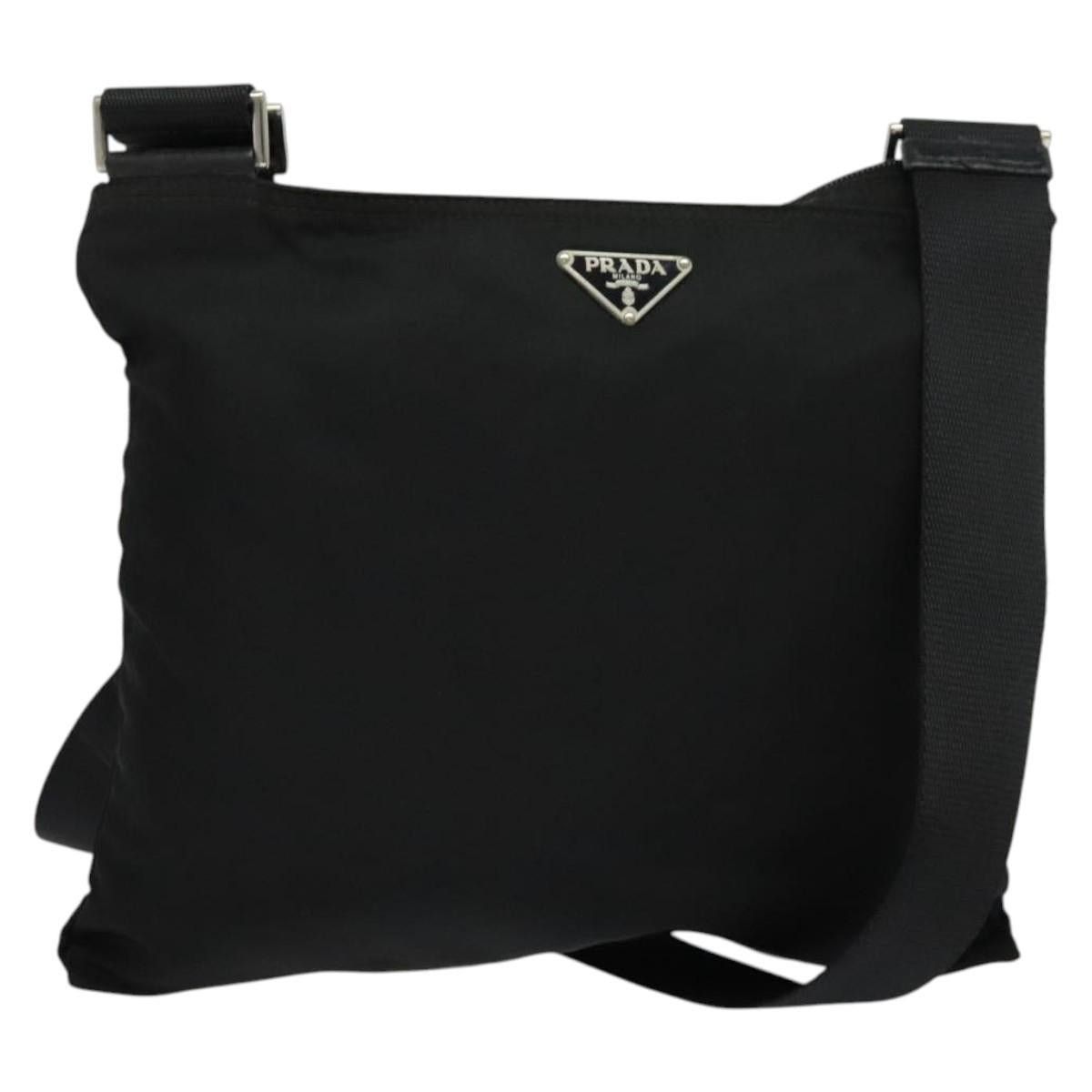Prada PRADA Shoulder Bag Nylon Black Silver Size ONE SIZE - 1 Thumbnail