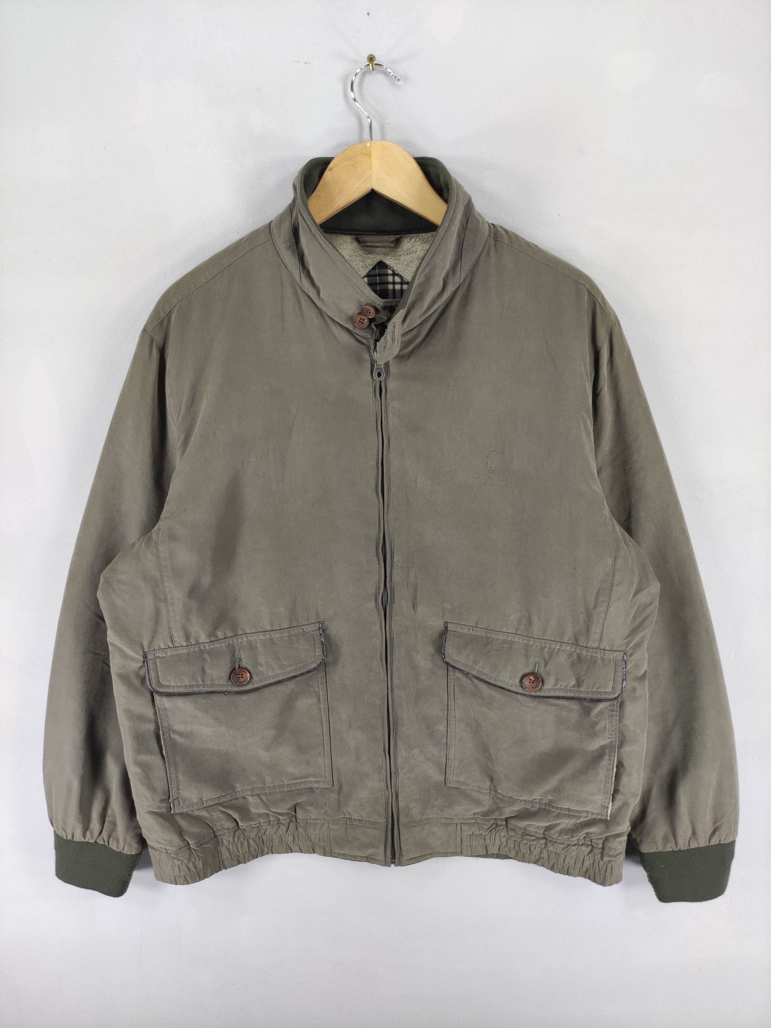 Gianni Valentino Vintage Gianni Valentino Casual Jacket Zipper Lining Fleece Size US XL / EU 56 / 4 - 1 Thumbnail