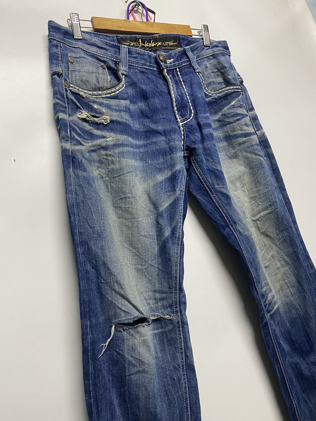 Japanese Brand JUKEBOX Japanese Brand Distressed Denim Jeans Fashion Street Size US 34 / EU 50 - 7 Thumbnail