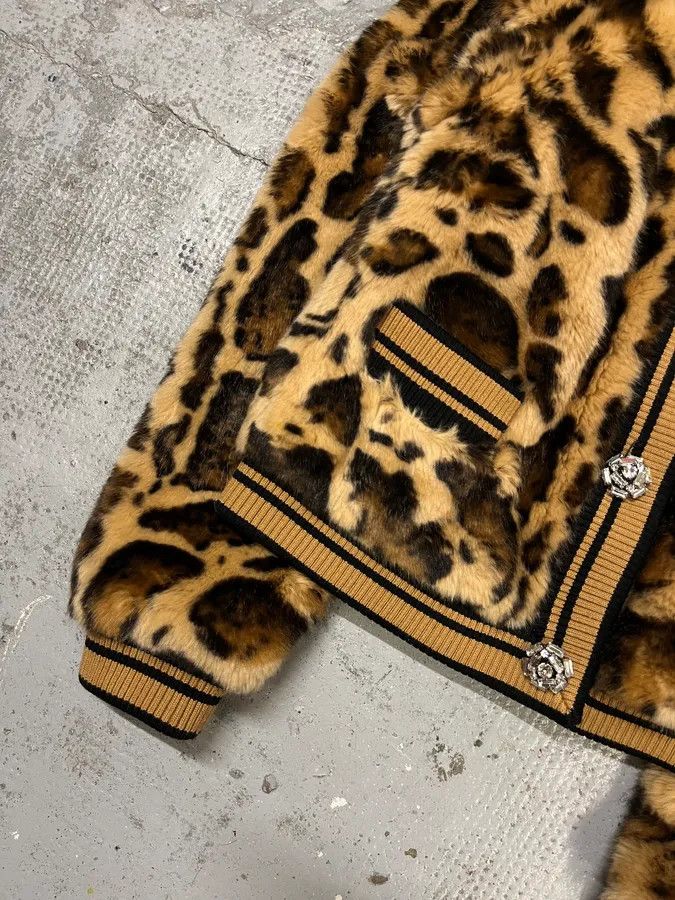 Dolce & Gabbana AW2021 Dolce & Gabbana Leopard Print Fur Bomber Cardigan Jacket Size S / US 4 / IT 40 - 7 Thumbnail