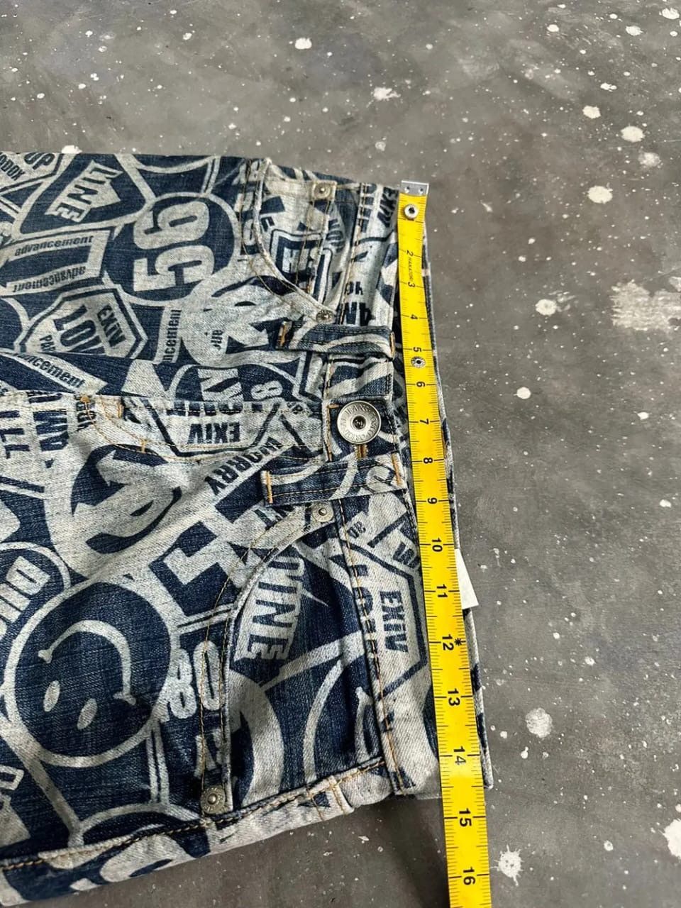 Japanese Brand Co & Lu Fullprint Smile Design Pants Size US 29 - 12 Thumbnail