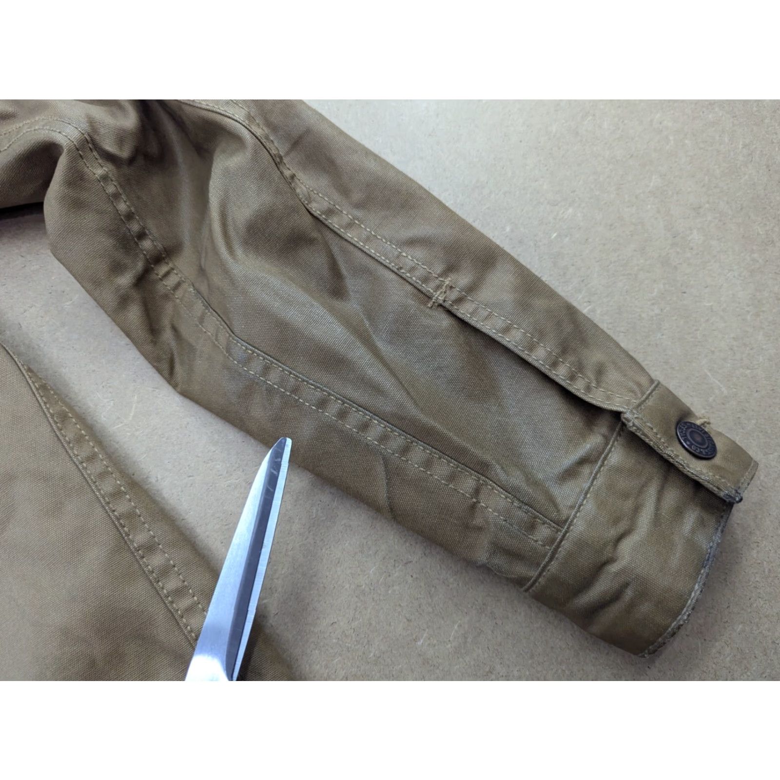 Levi's VINTAGE Levi's Mens Trucker Tan Jacket Small Beige Jacket Mens Beig Size US S / EU 44-46 / 1 - 4 Thumbnail