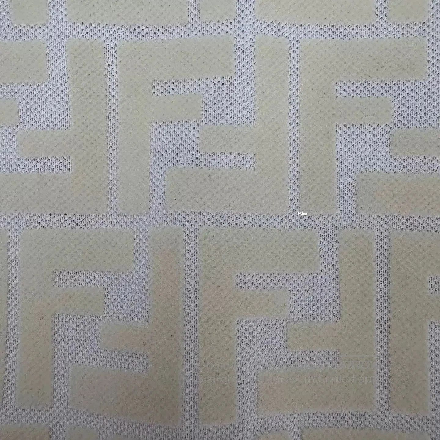 Fendi Beige Patterned Short Sleeve Shirt XL. Size US XL / EU 56 / 4 - 6 Thumbnail