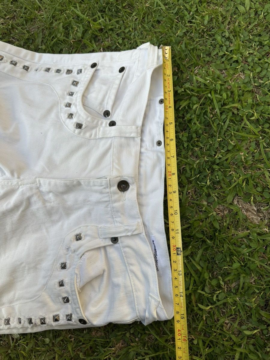 semanticdesign Semanticdesign Studded Pocket Flare White Denim Size US 30 / EU 46 - 9 Thumbnail