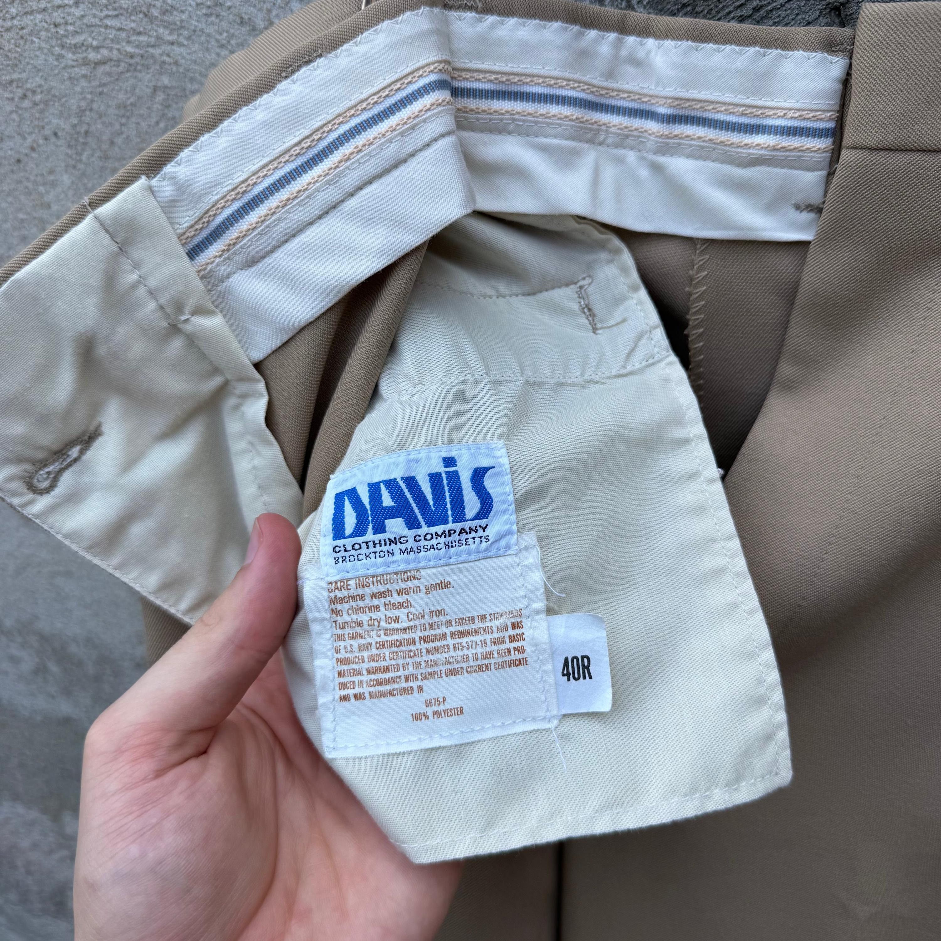 Vintage 70's US Military Blend Khaki Chino Pants Size US 38 / EU 54 - 4 Thumbnail