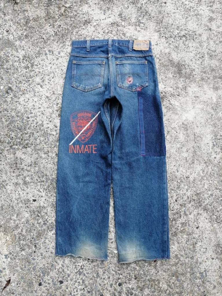 Prison Blues Oregon Department Of Corrections Denim Jeans - Main Image